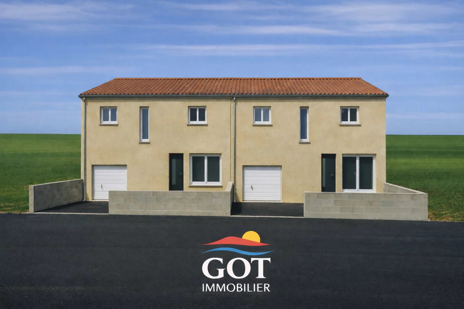 Terrain à bâtir - Projet 2 maisons en cours - Villelongue de la Salanque