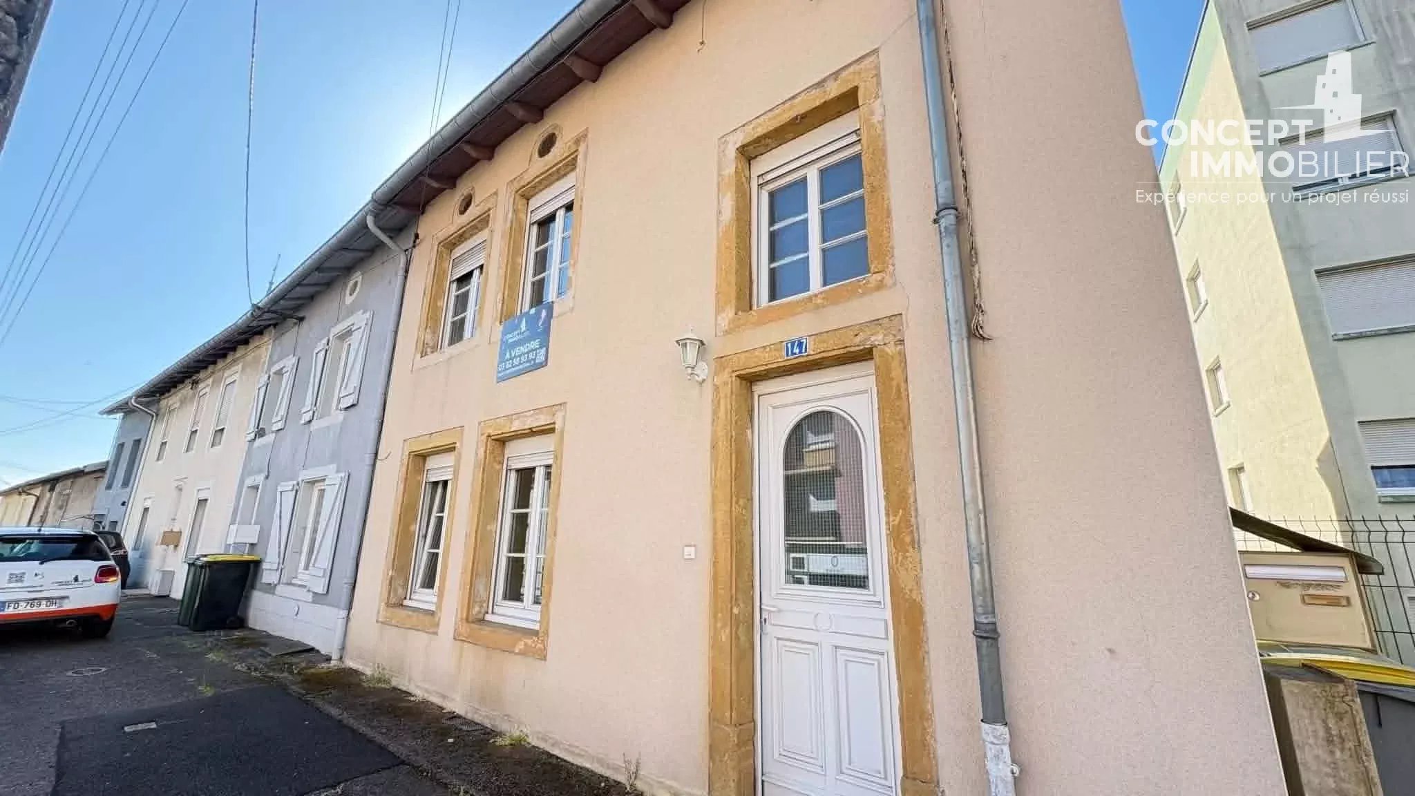 Maison de ville 122m² a vendre jardin et cave