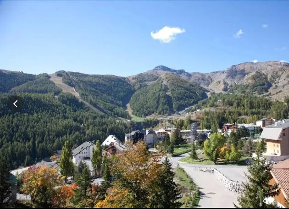Hotel walls and background in a ski resort