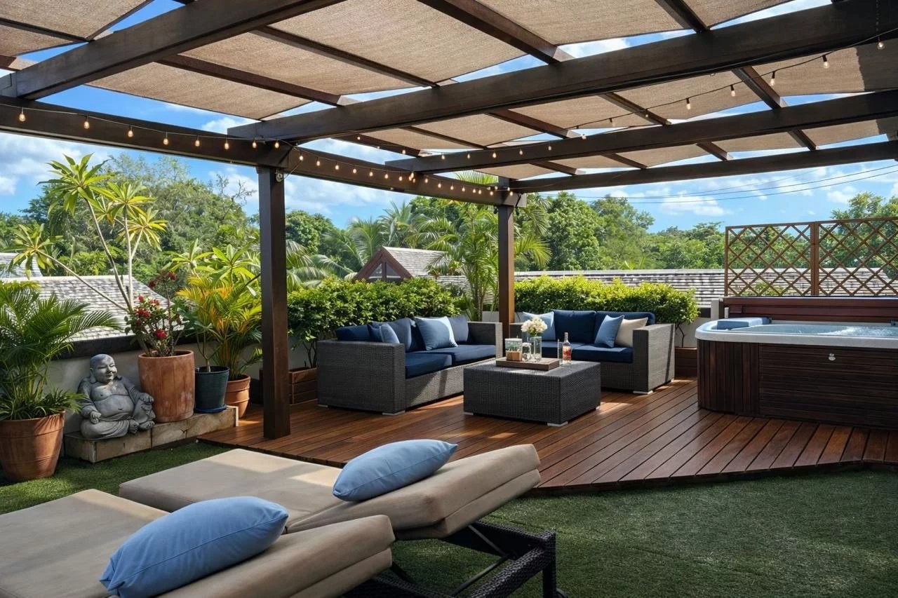 Exceptional 4 bedrooms Seaview Penthouse in Tamarin