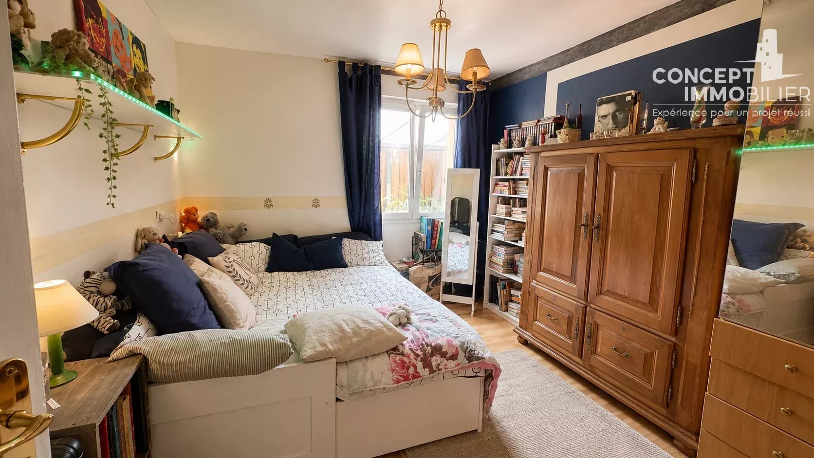 Maison plain pied Florange 3 chambres, garage et jardin