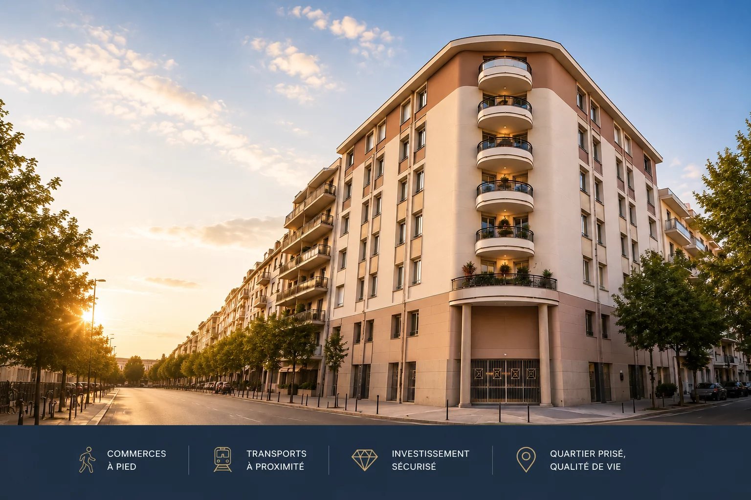Bright apartment in Riquier, Nice