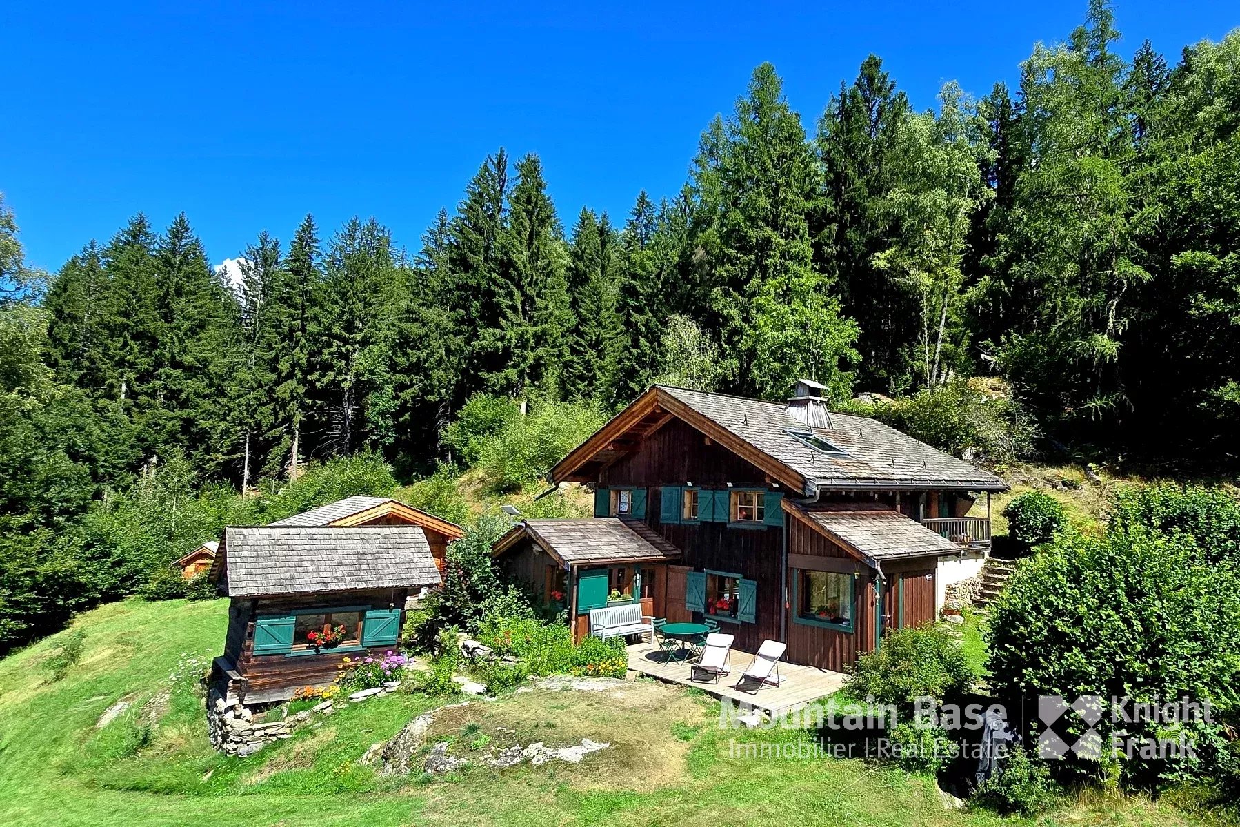 Photo of A charming chalet situated in its own clearing in the woodlands at the top of Le Coupeau.
