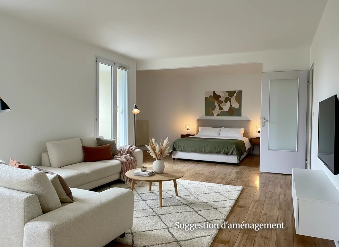 Appartement 78m2 - 4 pièces - balcon et box - EVRY - 91000