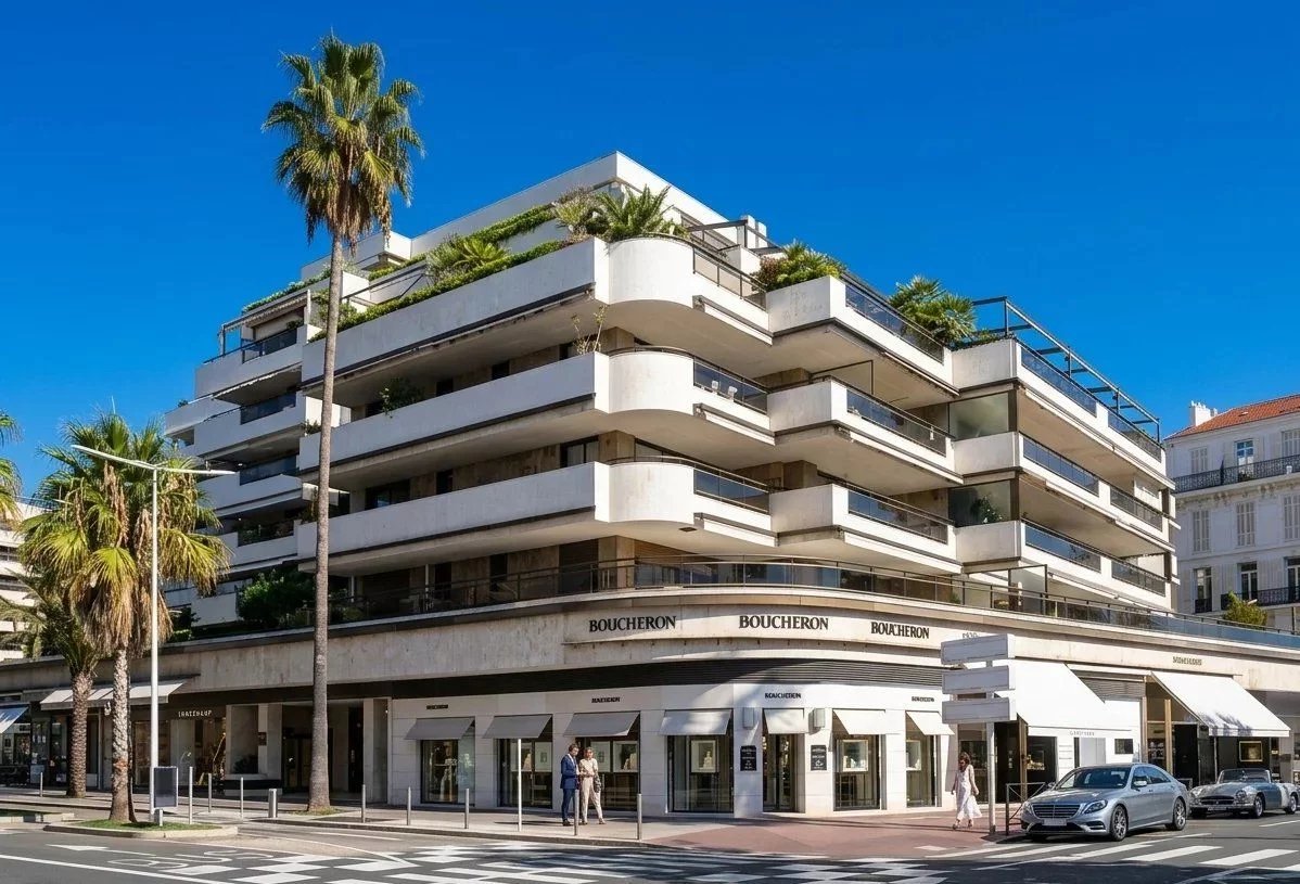 CANNES CROISETTE – EXCEPTIONAL 5-BEDROOM APARTMENT – SEA VIEW