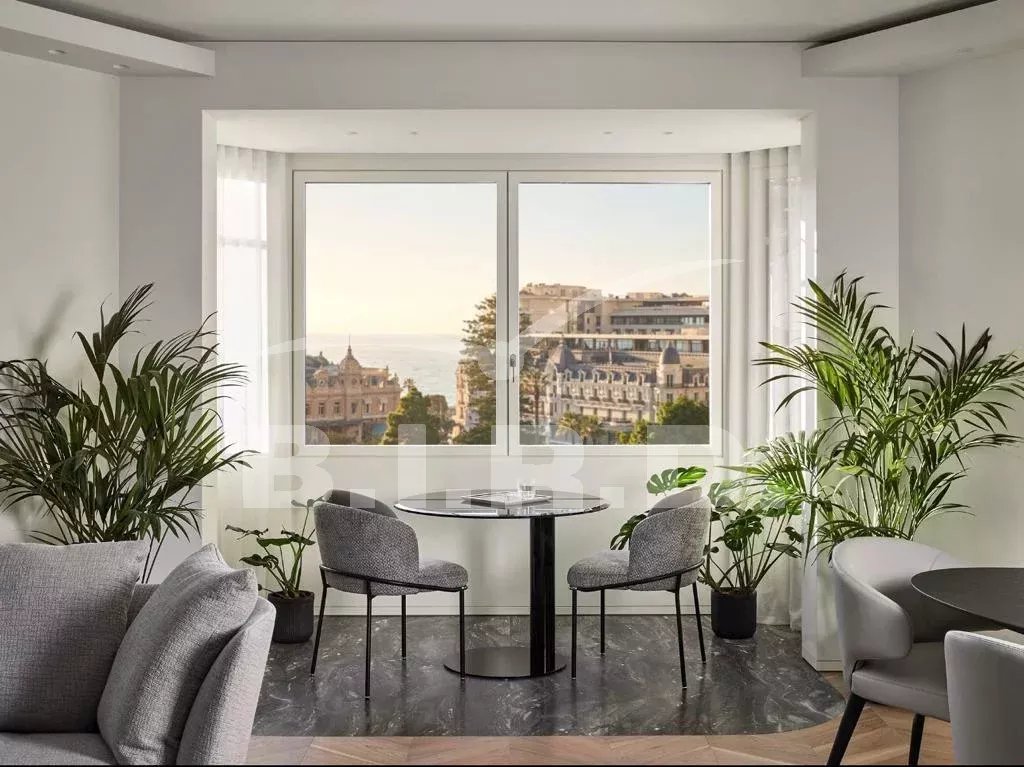 MONACO : Appartement d'exception avec vue sur la place du Casino et la mer