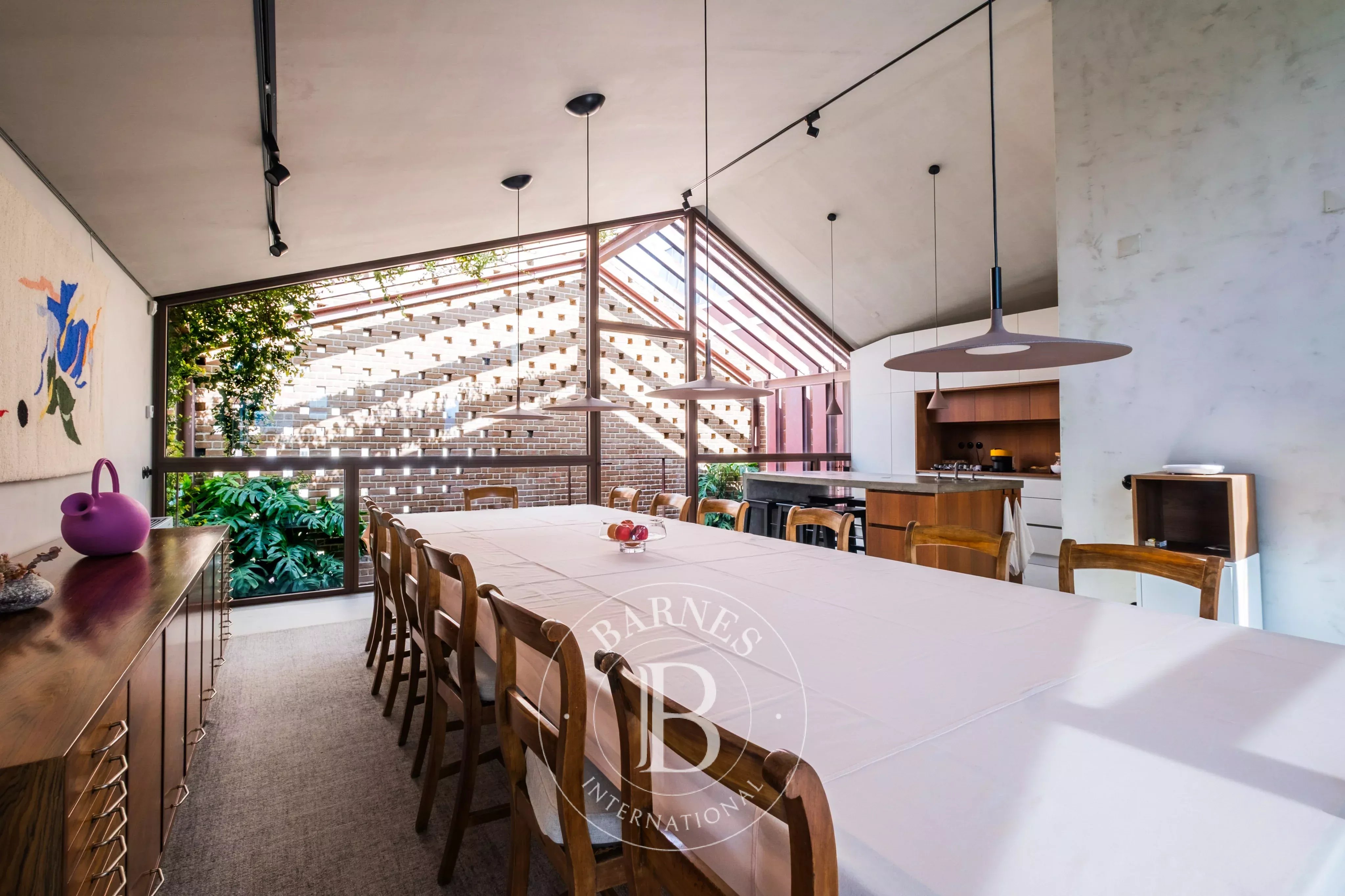 Maison contemporaine avec vue sur le fleuve