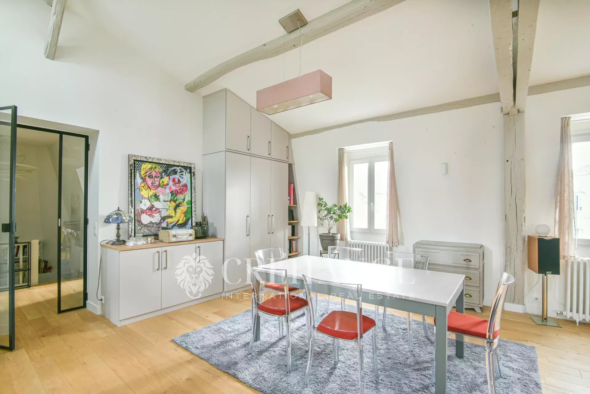 Alsace - Foch : dernier étage de 6 pièces entre maison et appartement