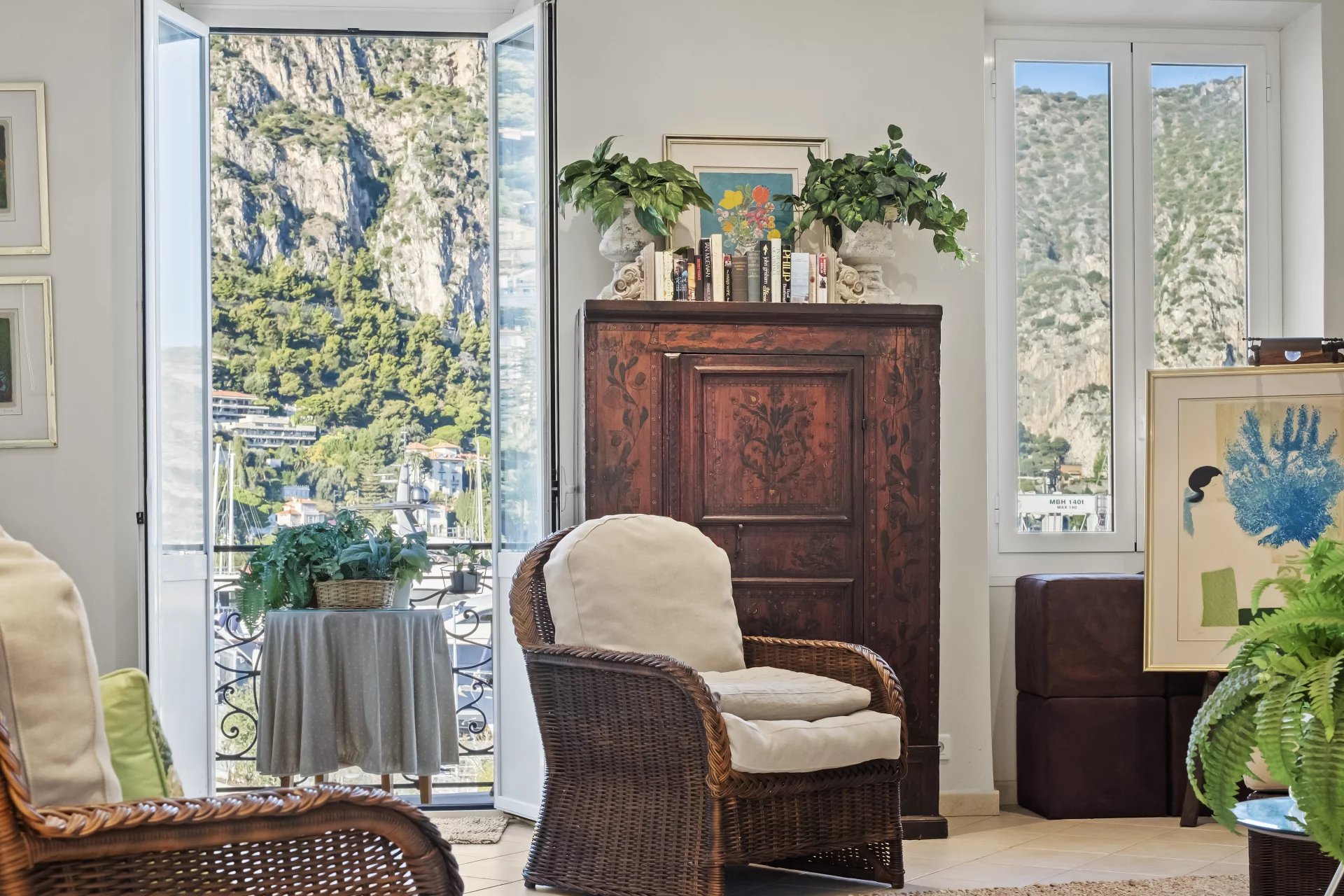 Tasteful 1-bedroom apartment in the port of Beaulieu-sur-Mer