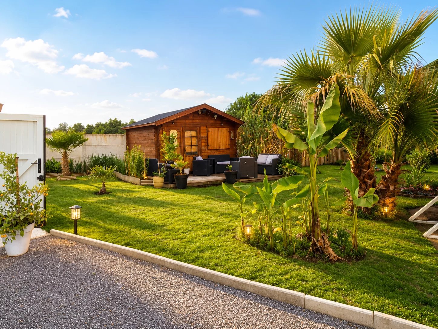 Maison T4 dans un écrin de verdure.