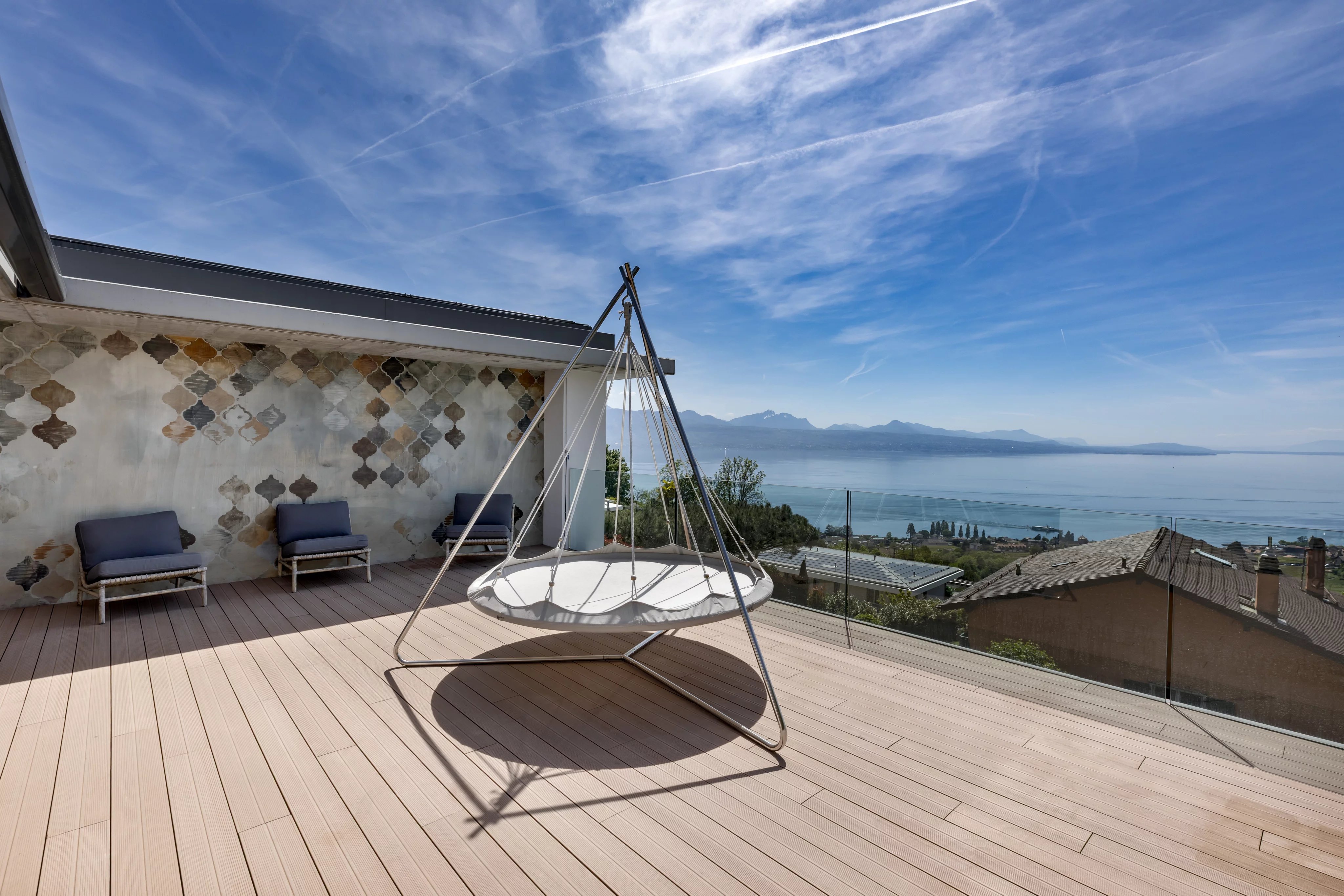 Exceptional contemporary villa in Lutry with lake view