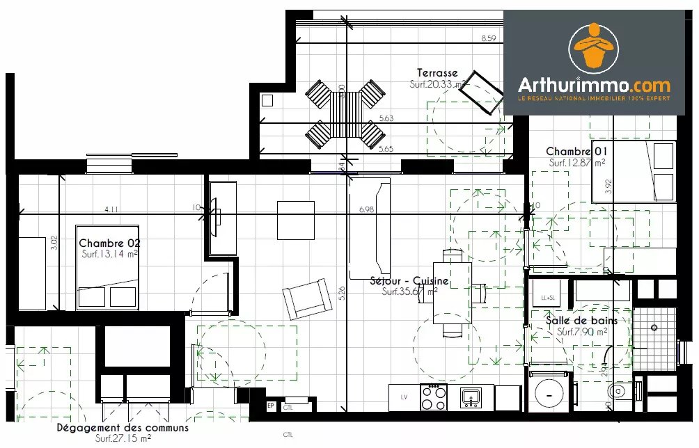 PORTICCIO - APPARTEMENT TYPE 3 - Photo 3