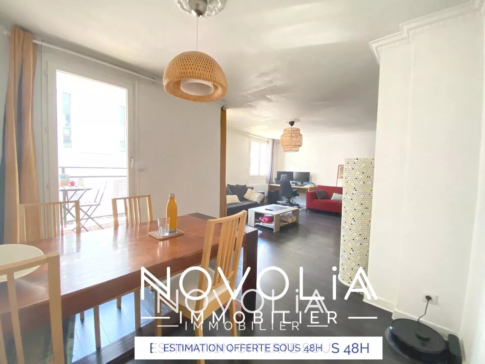 Achat Appartement Surface de 90.4 m/ Total carrez : 90.4 m, 4 pices, Lyon 3me (69003)