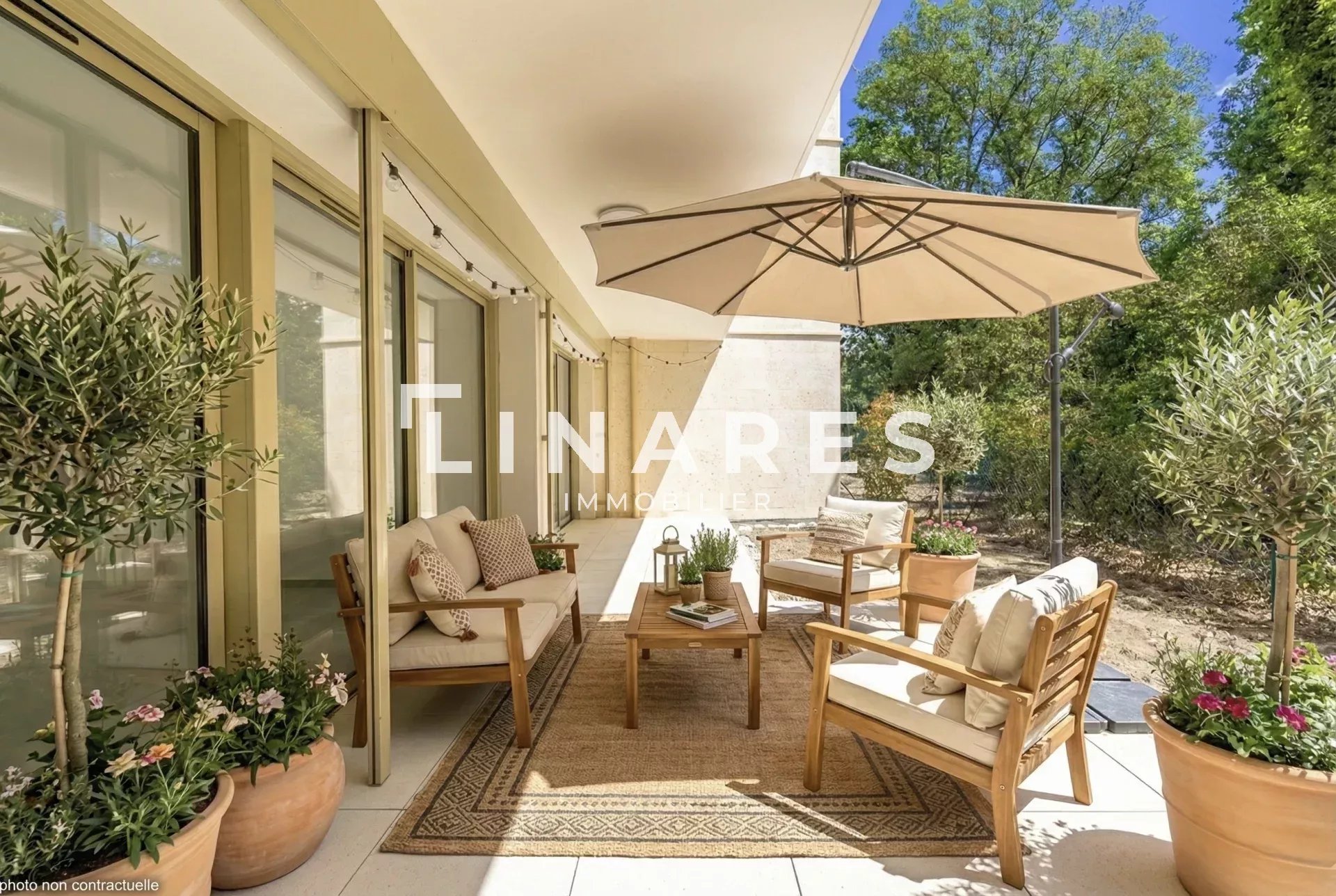 BIBEMUS GARDEN - Appartement T3 en rez-de-jardin de 72m2 + Terrasse/Jardin 52m2  - 13100 AIX-EN-PROVENCE