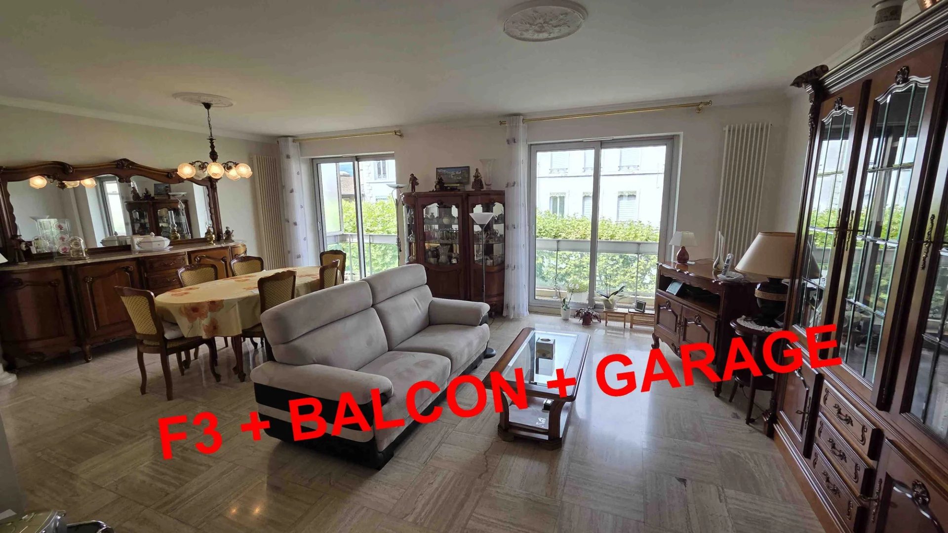 APPARTEMENT 83m² balcon + garage