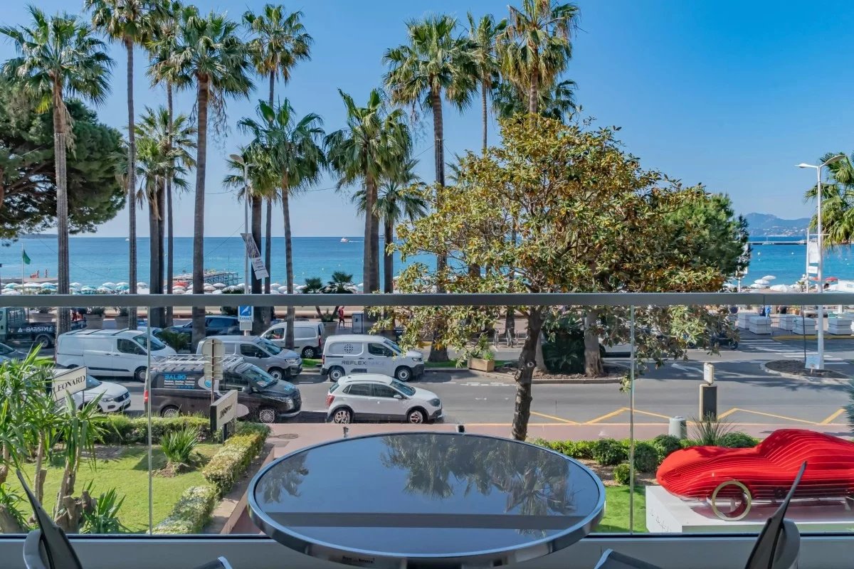 Cannes Croisette – three room refurbished with sea view