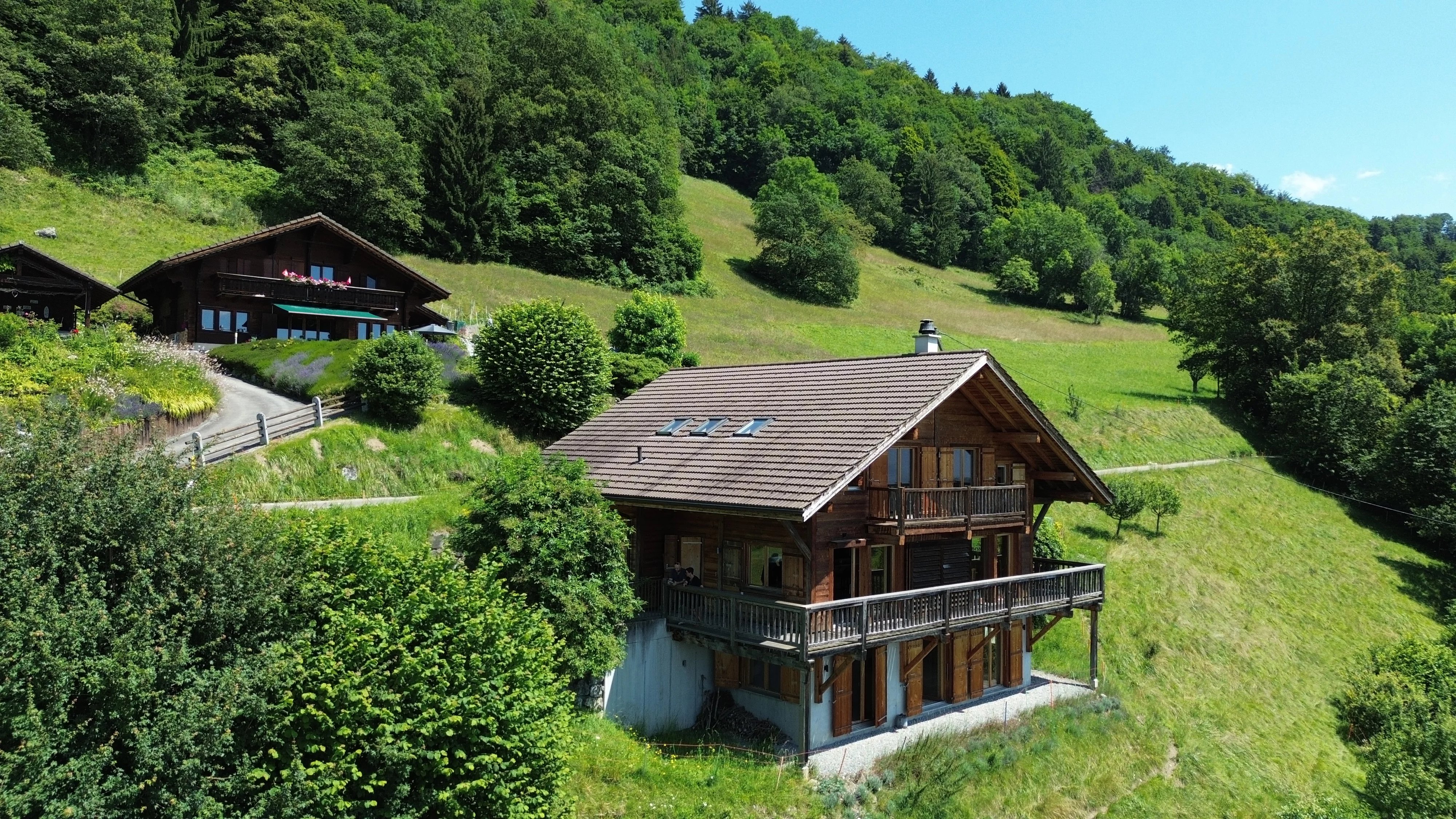Chalet de charme avec vue panoramique sur les Dents du Midi