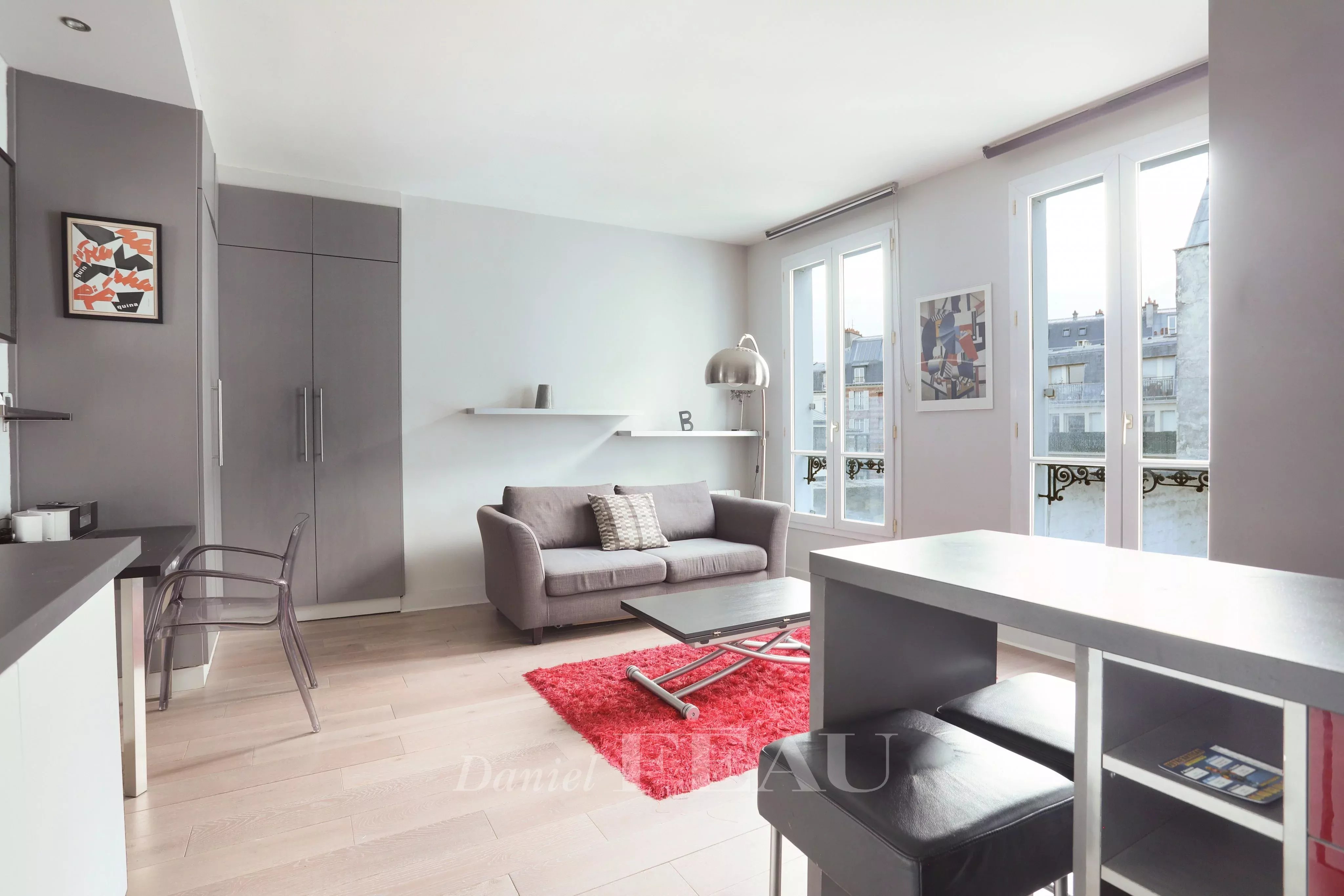 Living-room Wooden floor Tile