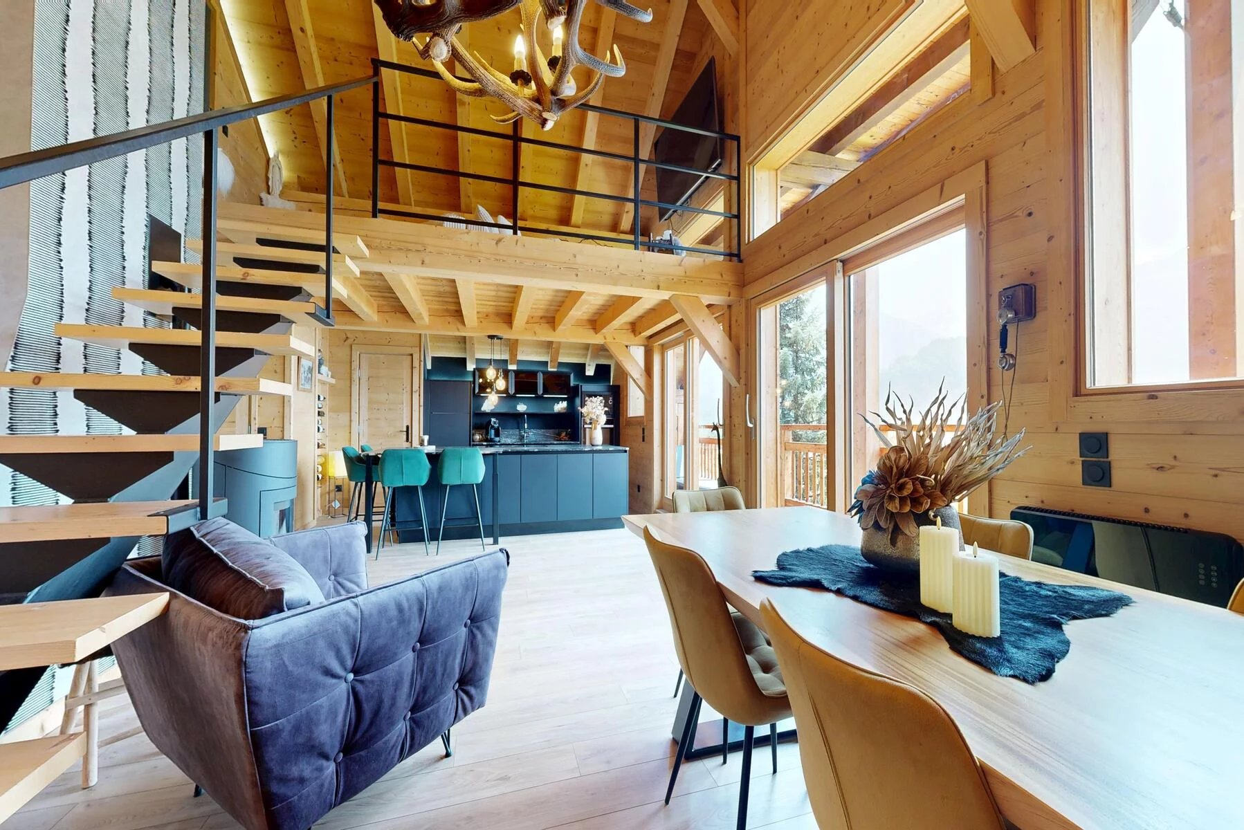 PASSY - A duplex apartment with two balconies Accommodation in Chamonix