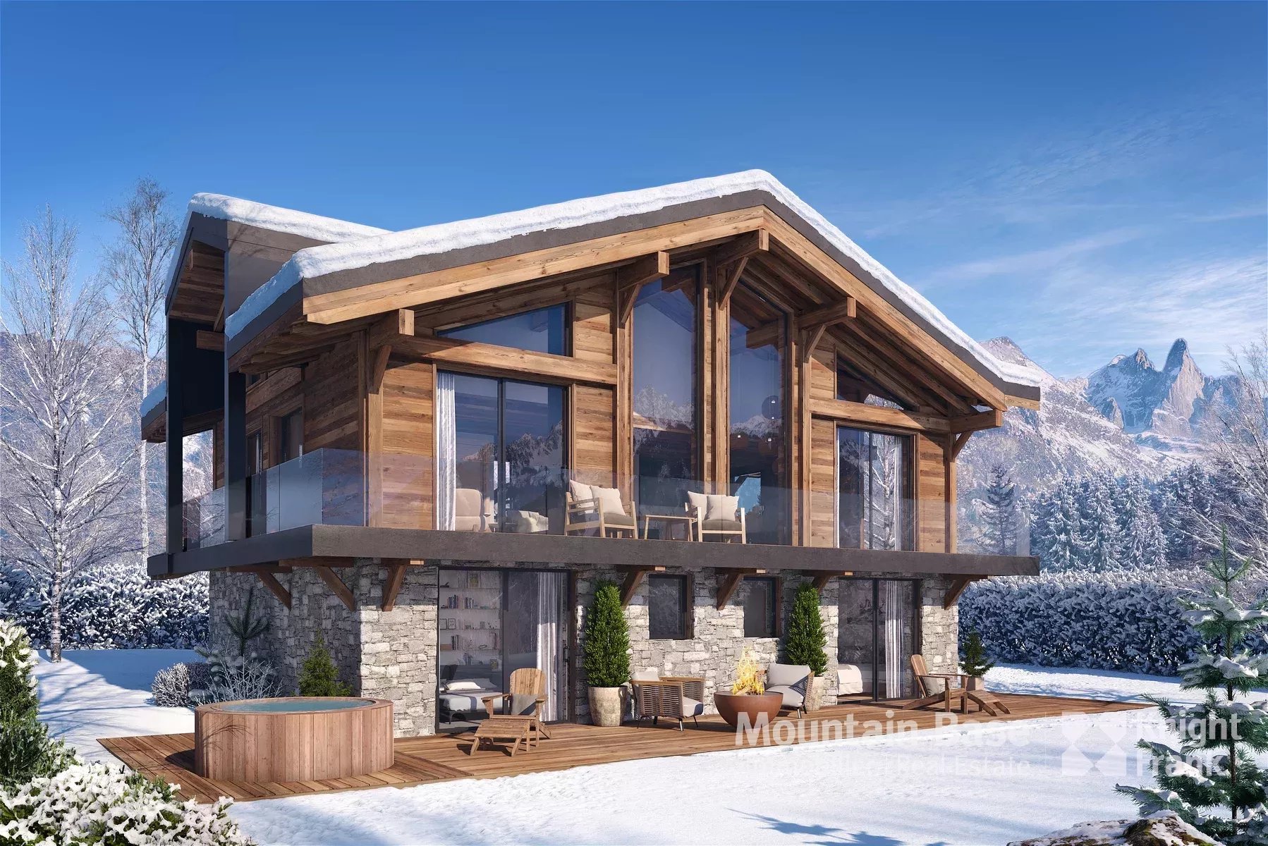 A beautiful, new-build, 5-bedroom chalet in Les Tines Accommodation in Chamonix