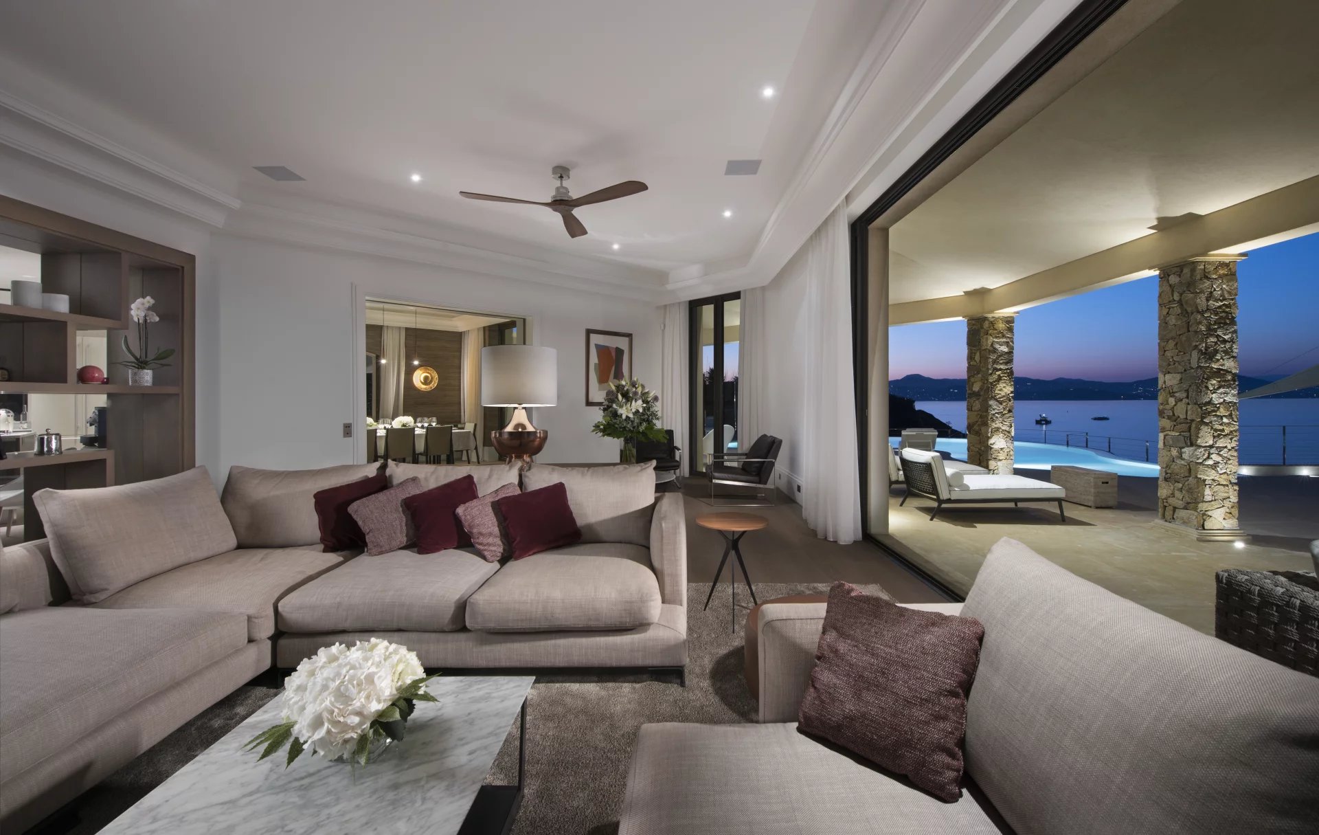 Waterfront villa with direct sea access in Saint-Tropez