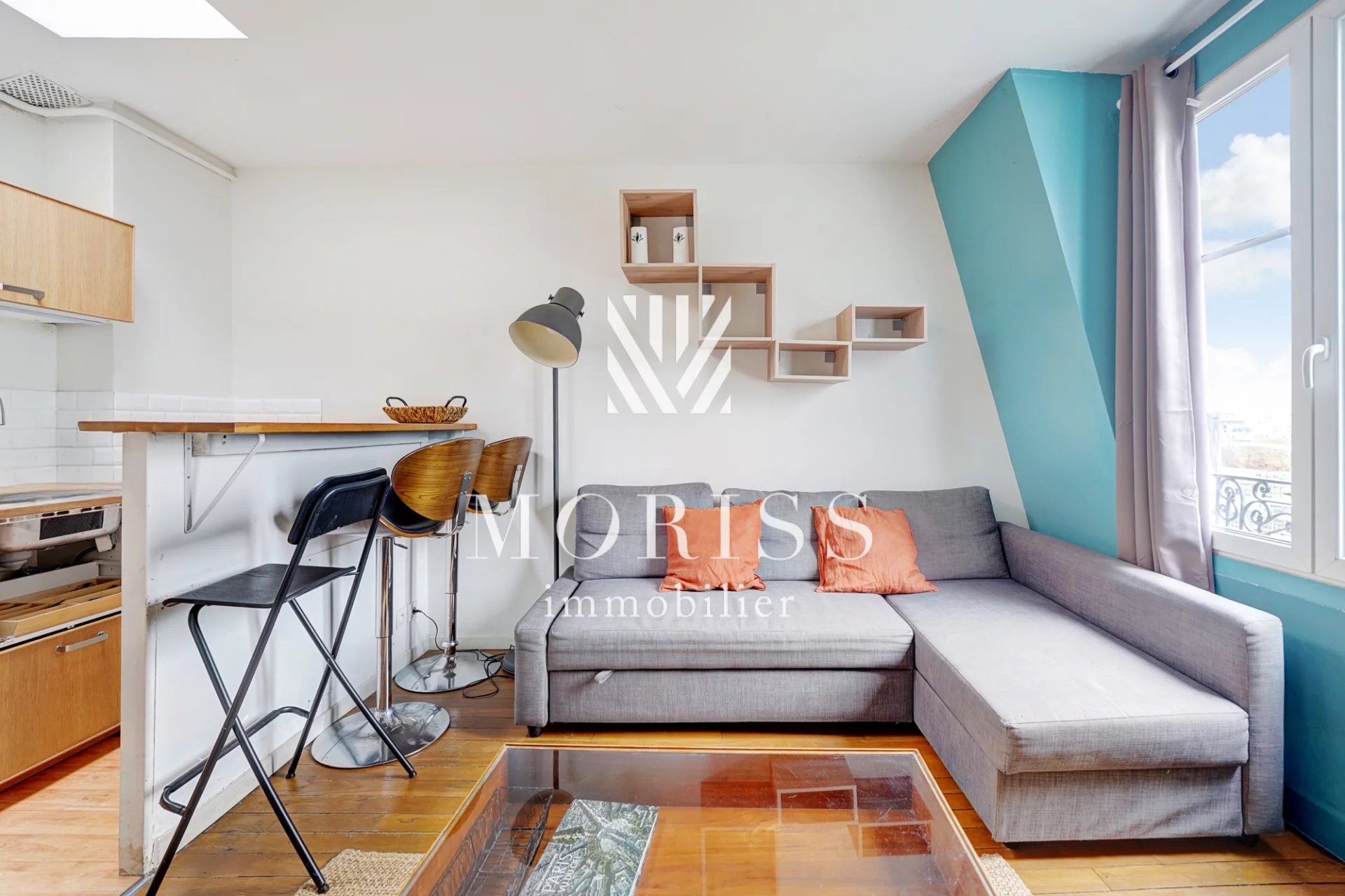 Appartement - 2 Pièces- 27m2-Paris 16 - Image Array