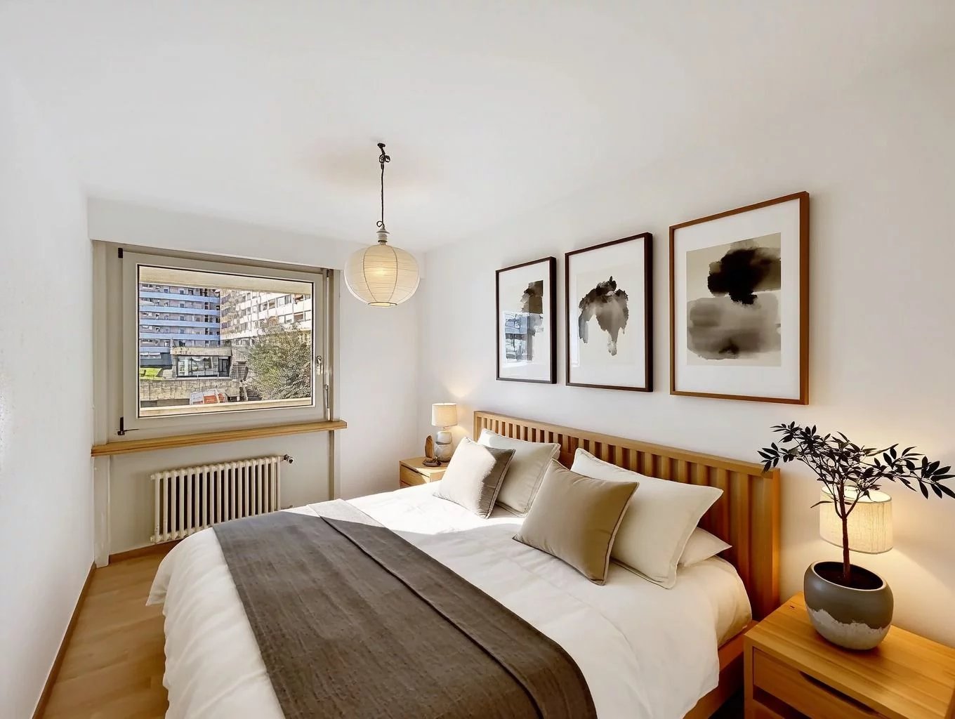 Appartement à Neuchâtel avec vue lac et alpes