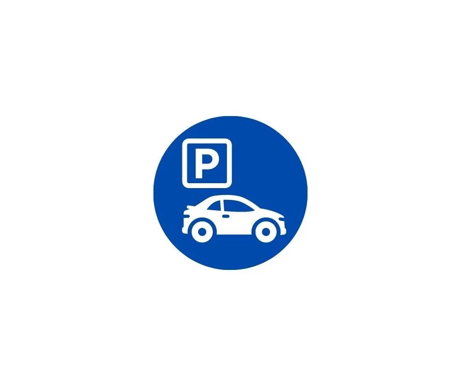 Place de parc Handicapé au 1er sous sol.