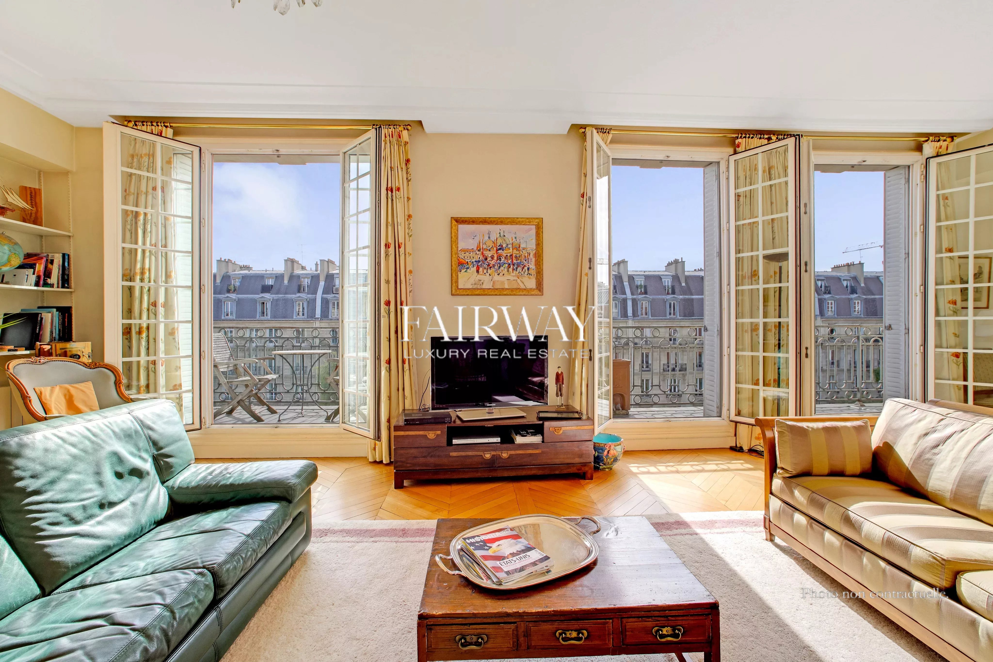Duplex de Standing 4 Chambres 214m² carrez Paris 17ème Ternes Dernier Étage & Large Balcon Ensoleillé