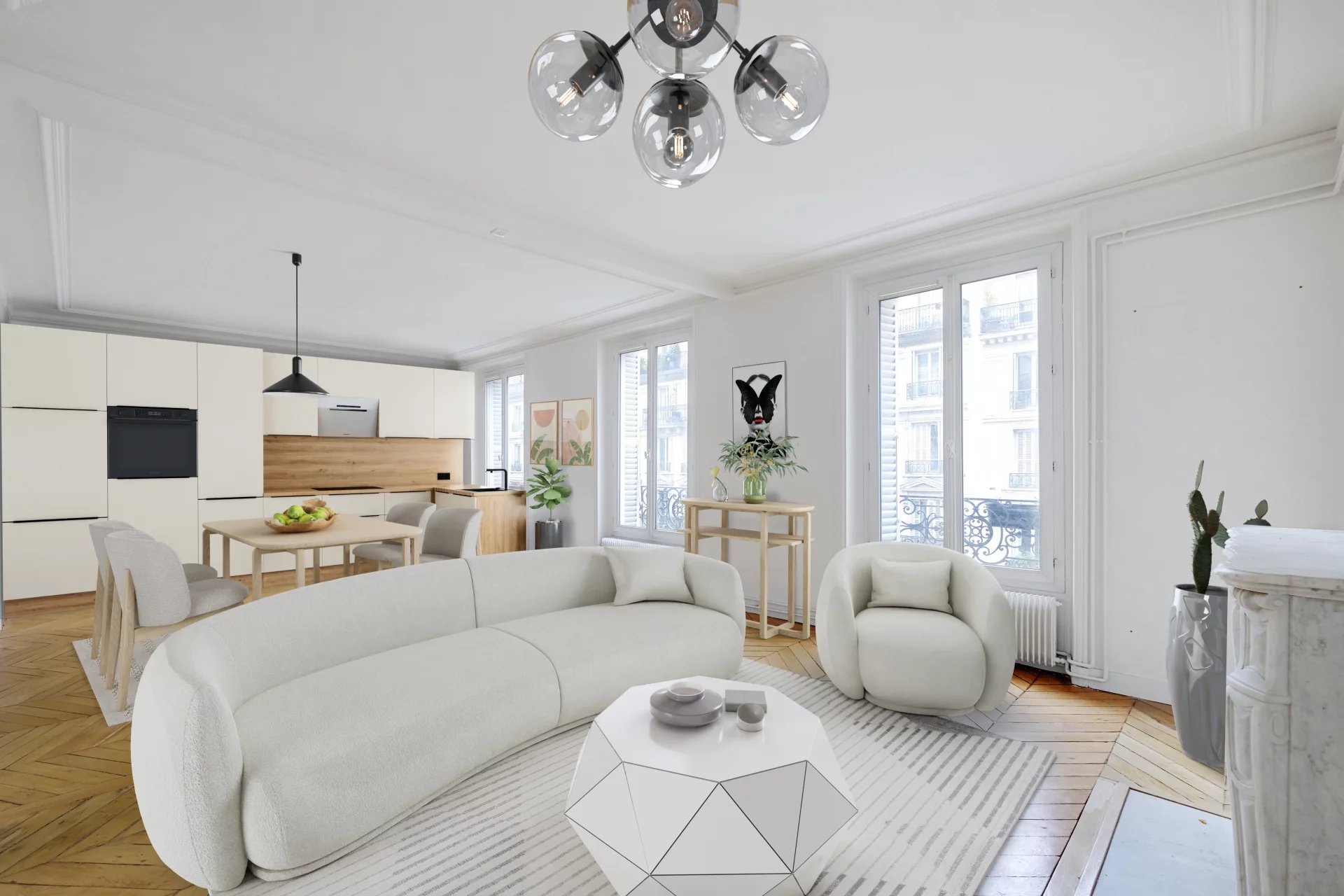 APPARTEMENT QUATRE PIÈCES - 75010 PARIS APPARTEMENT QUATRE PIÈCE - Image Array