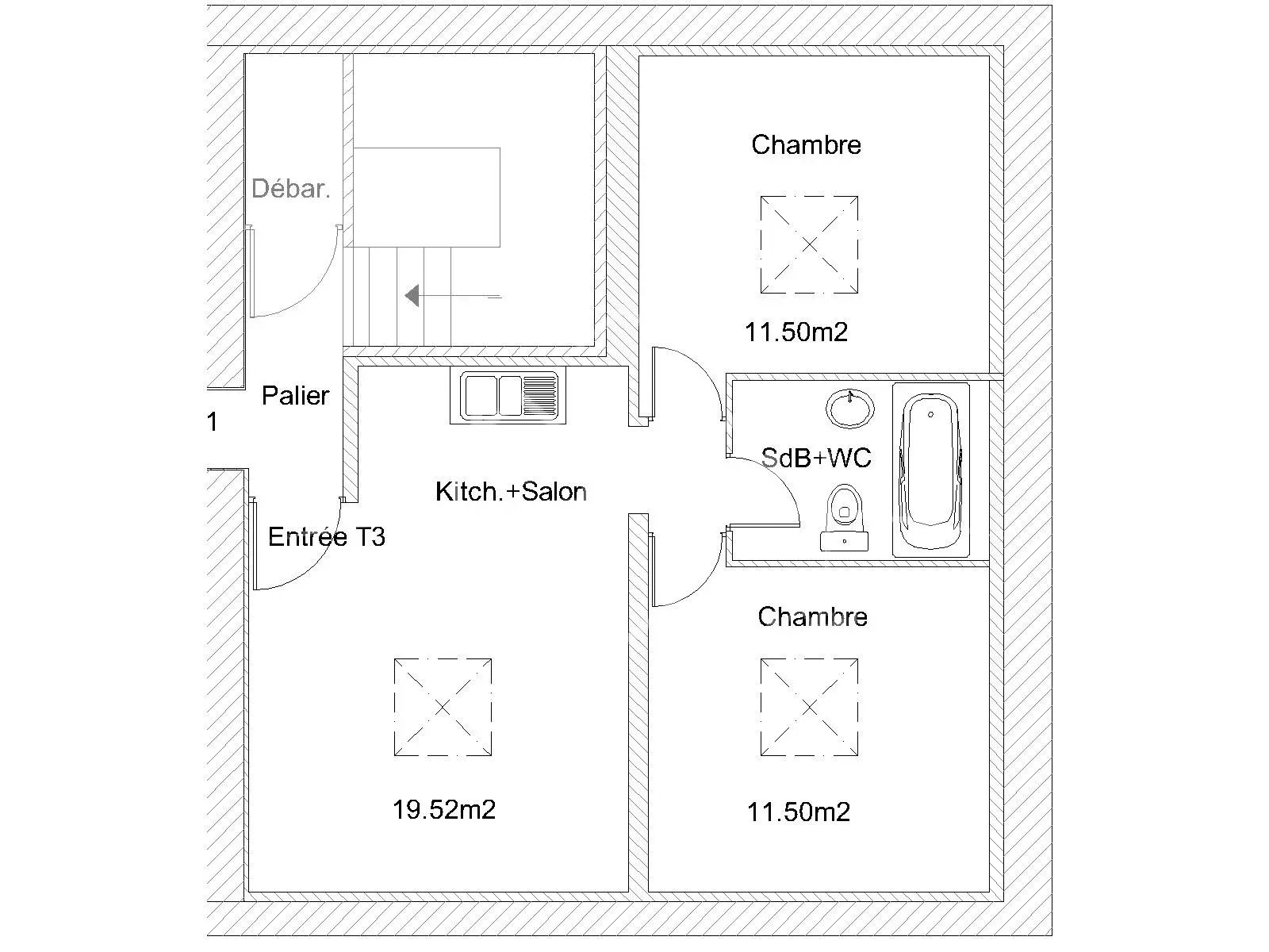 Location Appartement - Beaurepaire