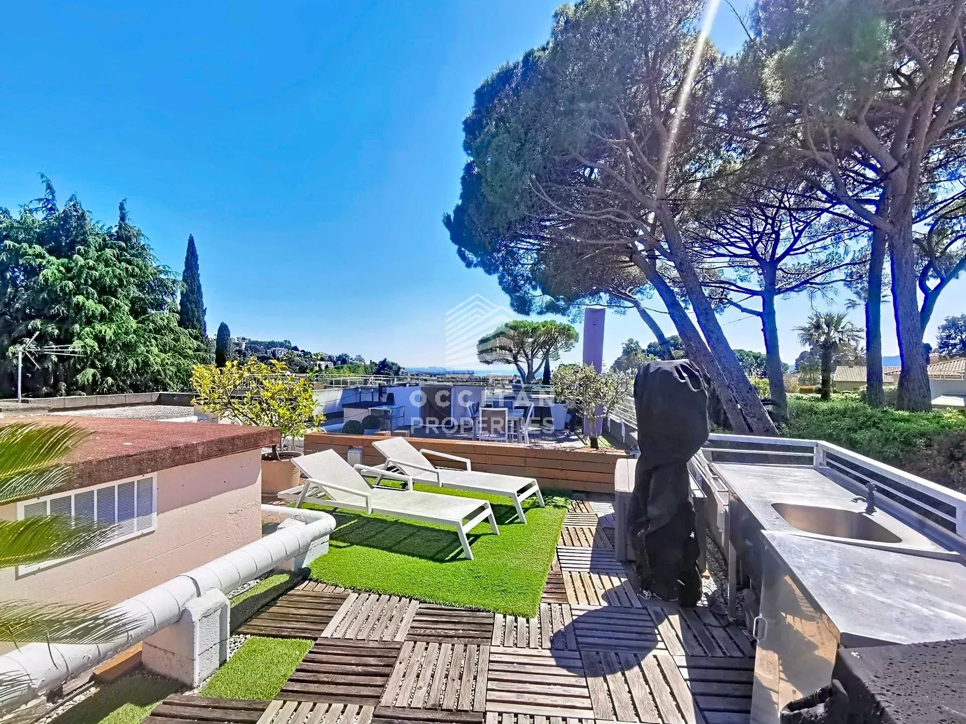 Exclusivité - Vue mer - Toit terrasse - Calme absolu - Montfleury, Cannes