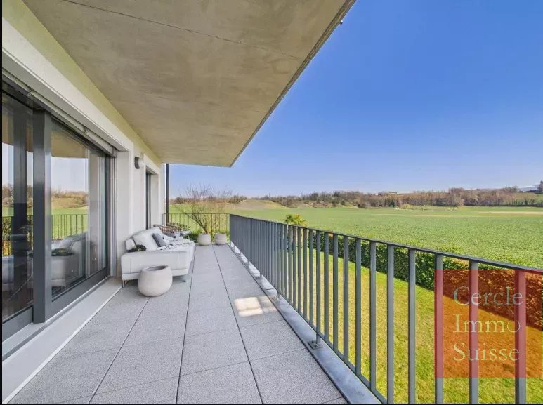 Superbe appartement 5 p Chancy-vue dégagée campagne - Photo 3