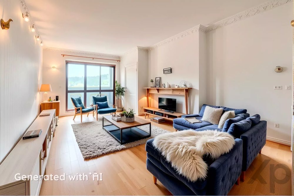 Apartamento T2  remodelado, varandas com vista desafogada, arqueamento