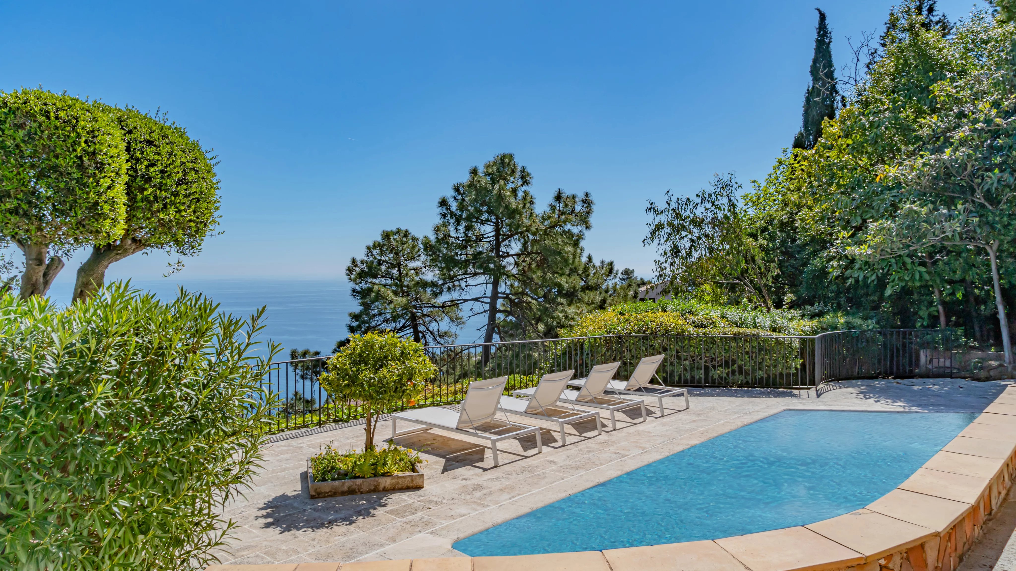 Villa provençale avec vue mer panoramique
