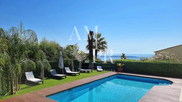Brand new modern villa- sea view- private domain super cannes — photo 3