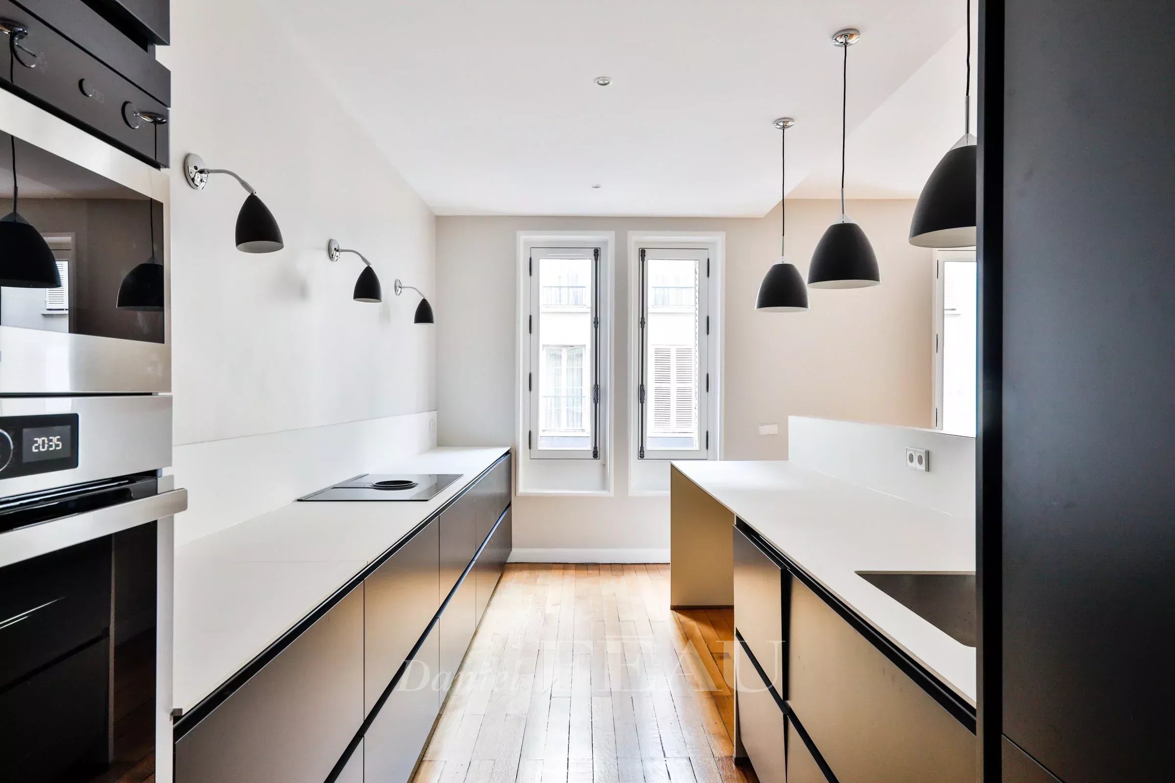 Kitchen Wooden floor Stainless steel