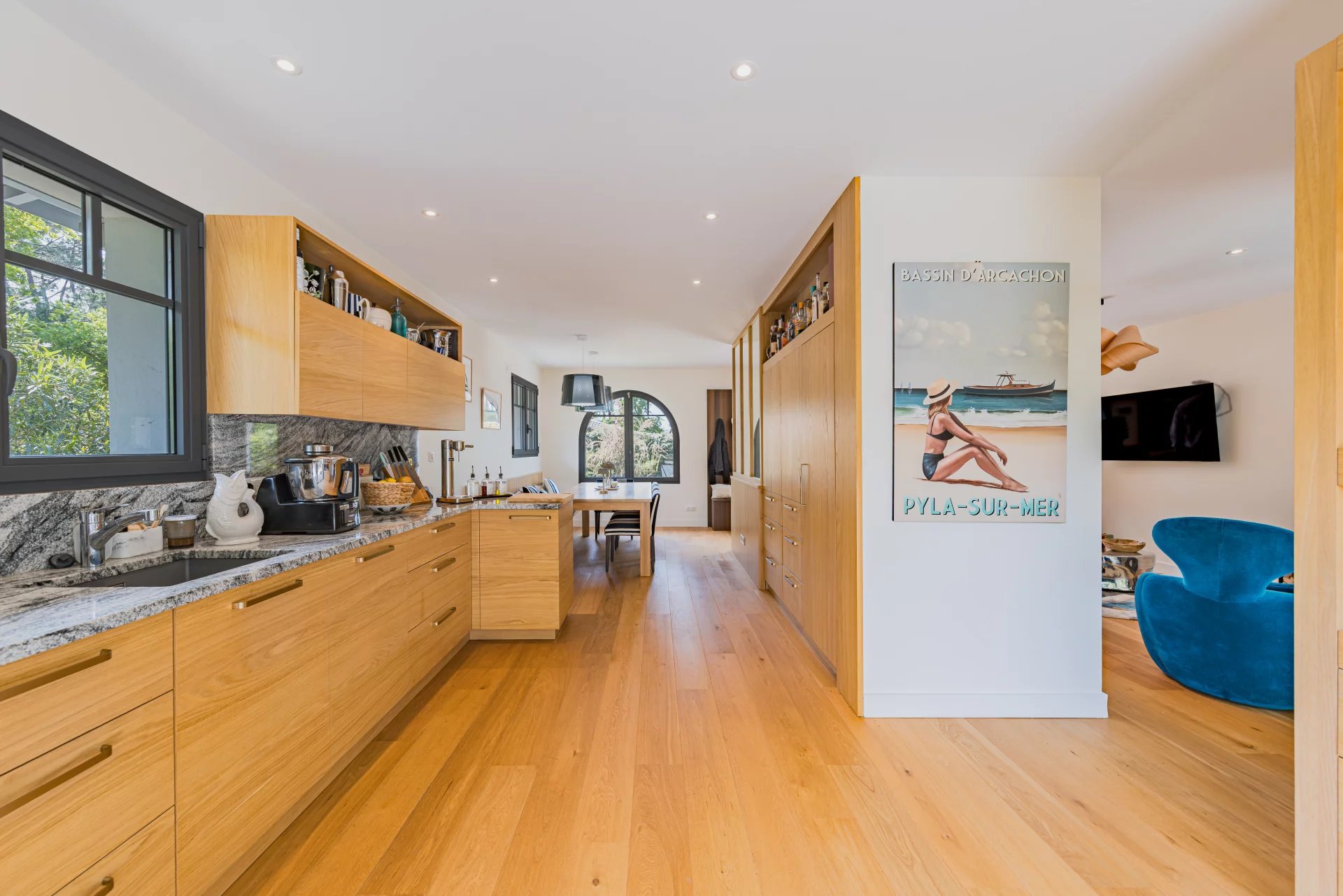 Pyla-sur-Mer - Villa with a pool and views of the Bassin