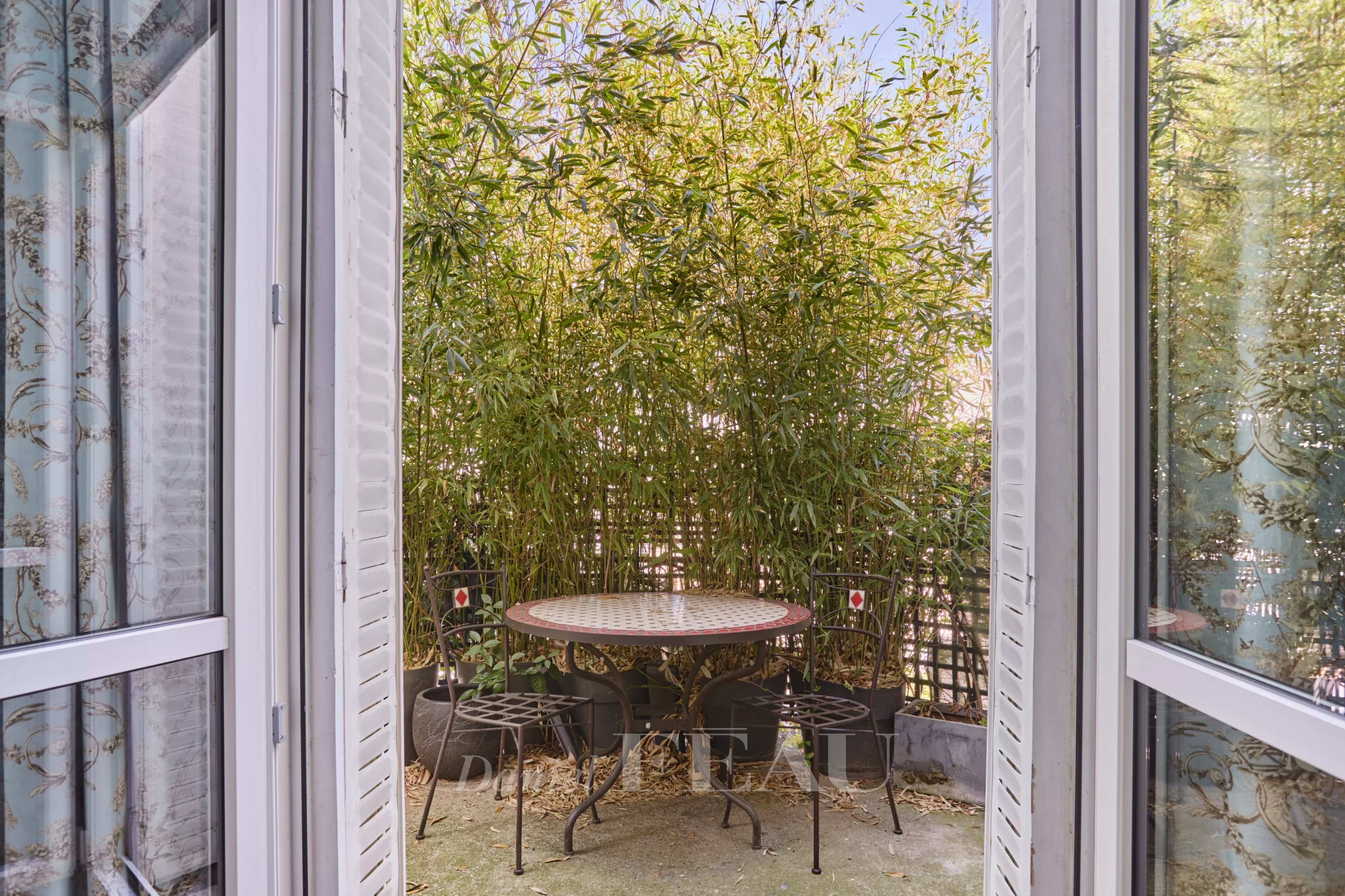 Terrasse végétalisée de la suite parentale