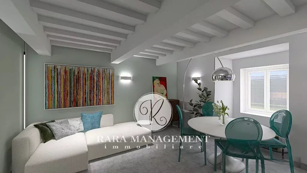 Render piano terra zona giorno