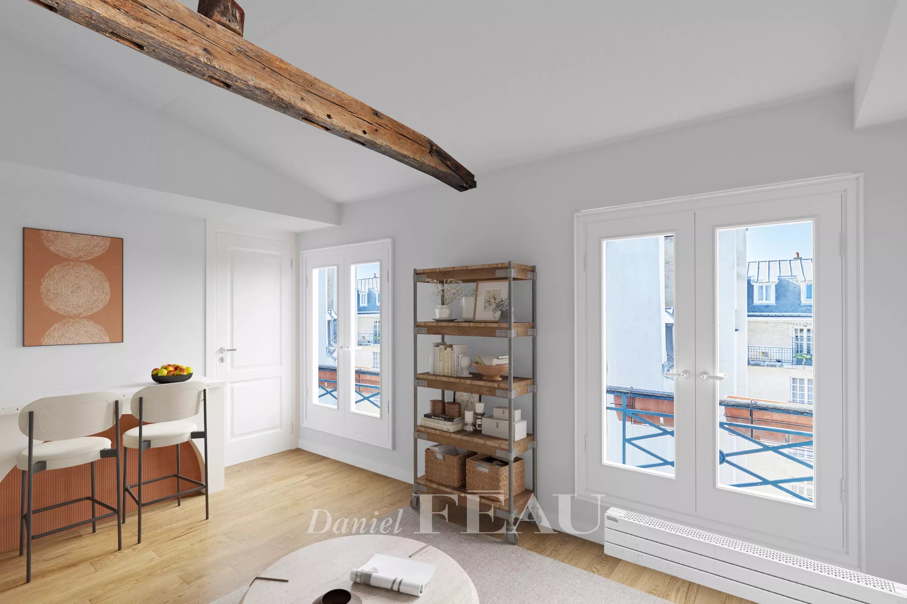Paris 7th District – A pied a terre bathed in sunshine