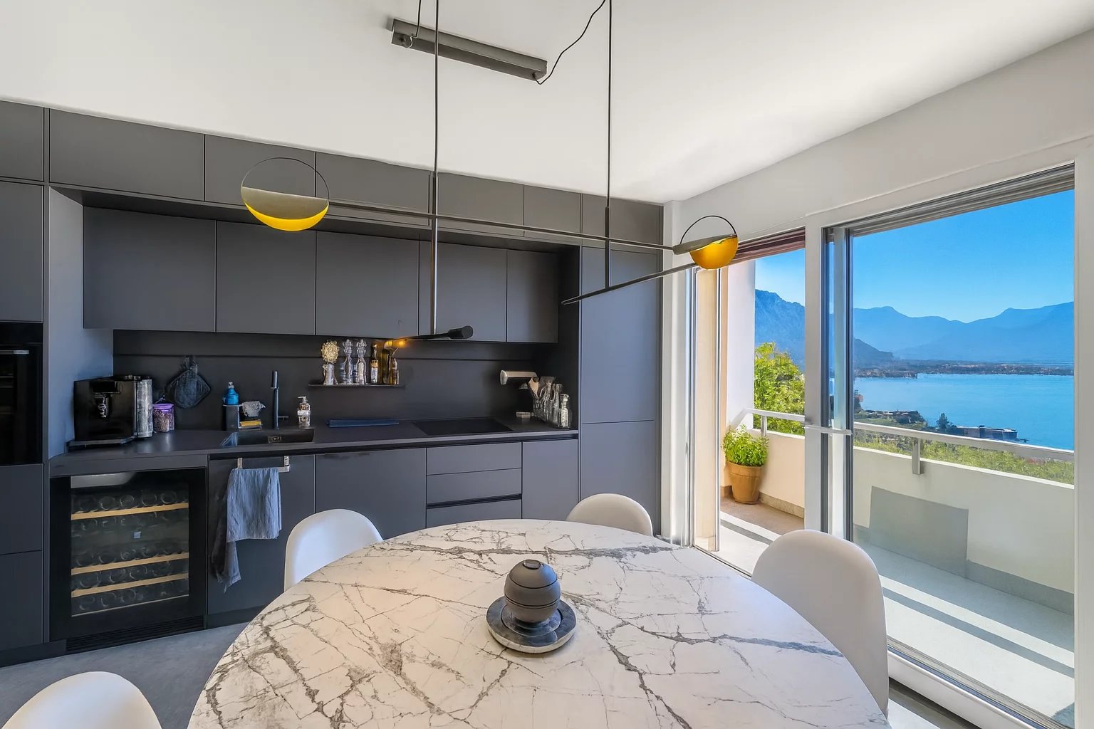 The luxury of a breathtaking view