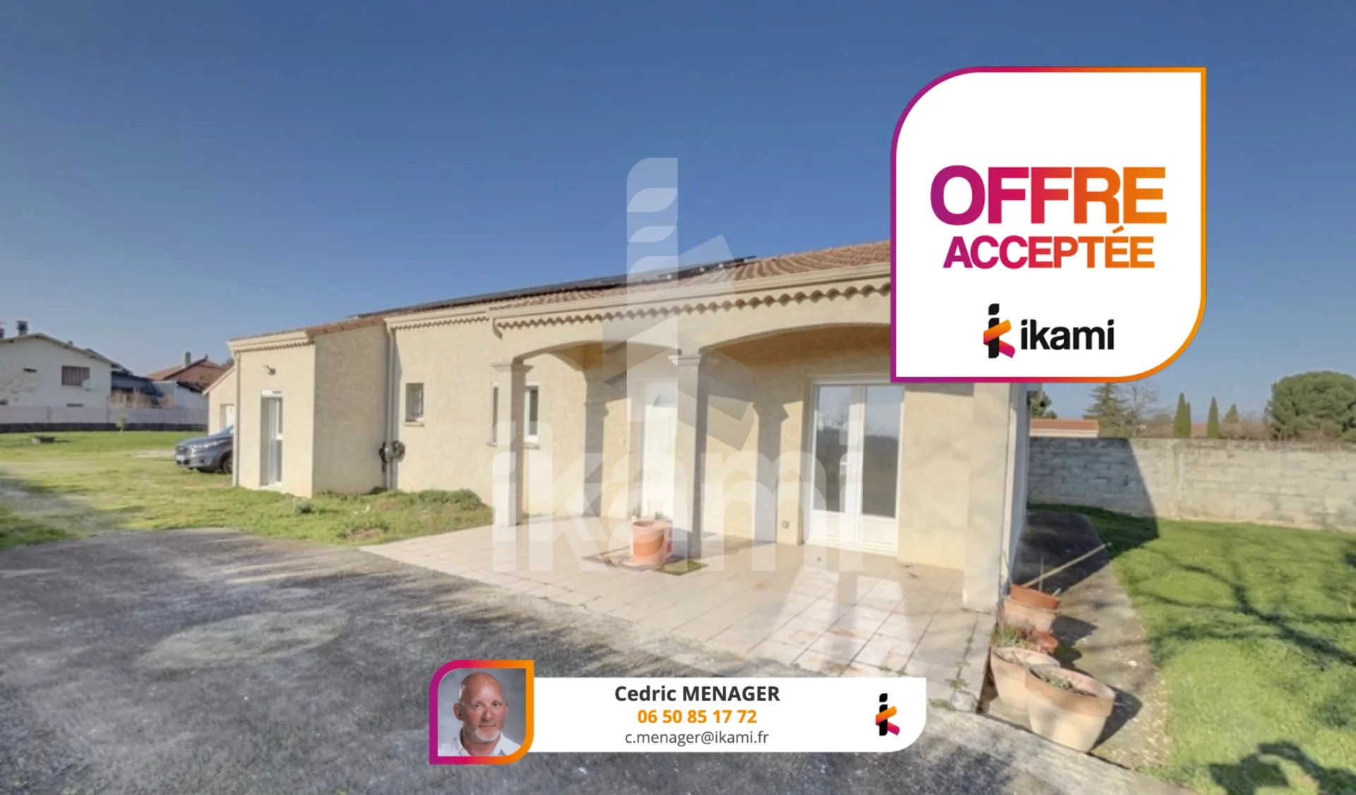Maison de plain-pied de 115 m2