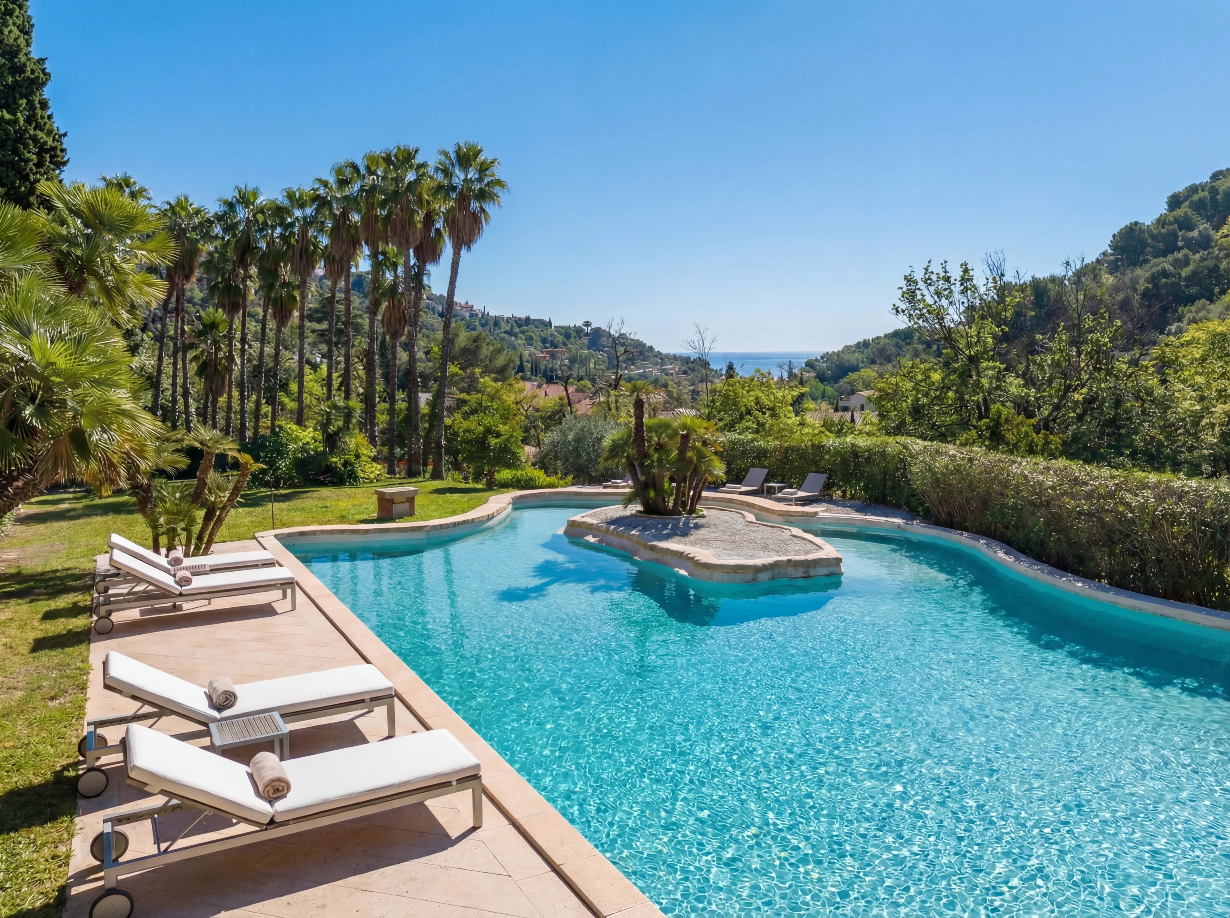 Propriété rare de 2 hectares aux portes de Monaco – Domaine de prestige vue mer avec fort potentiel