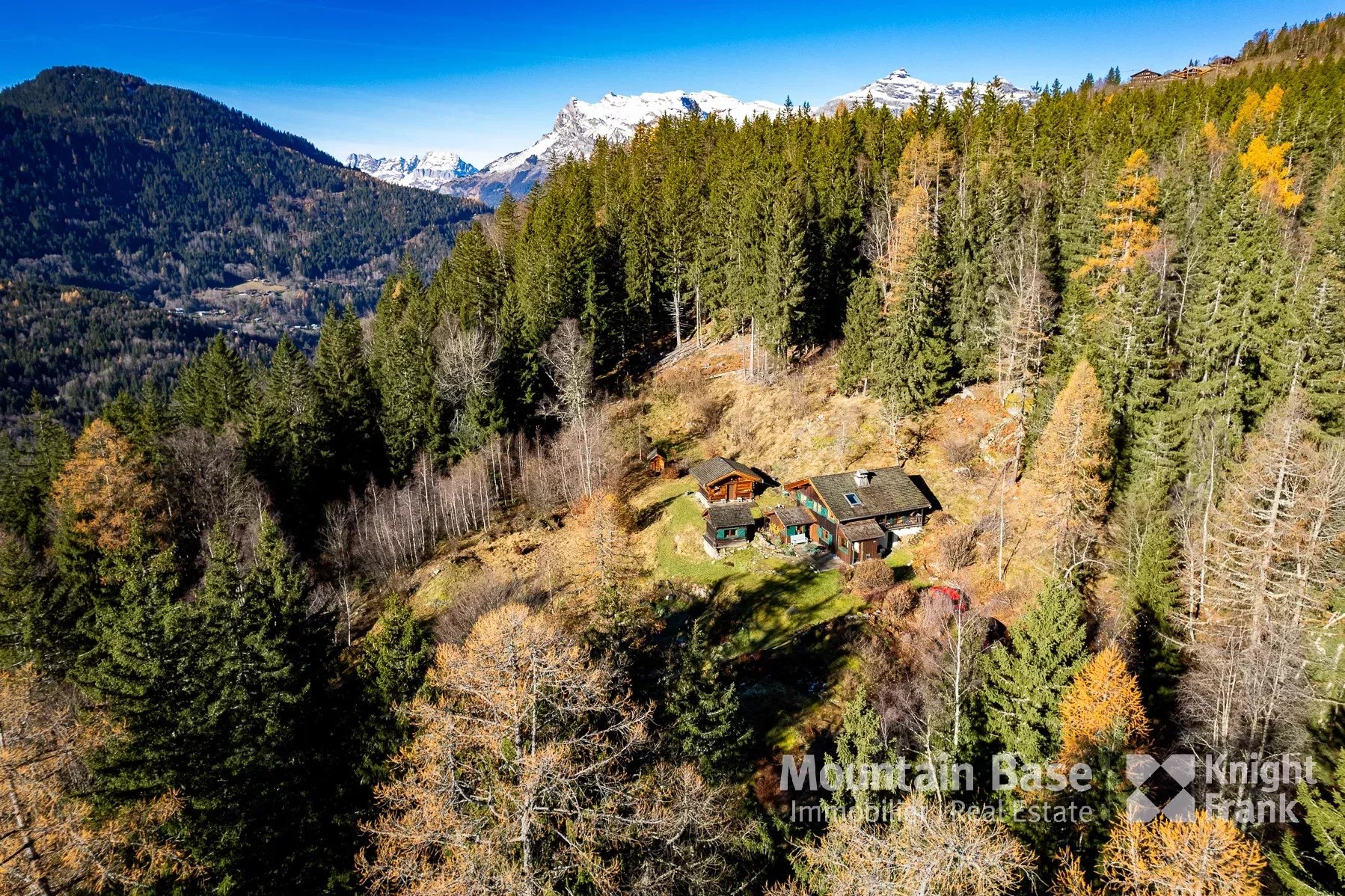 Photo of A charming chalet situated in its own clearing in the woodlands at the top of Le Coupeau.