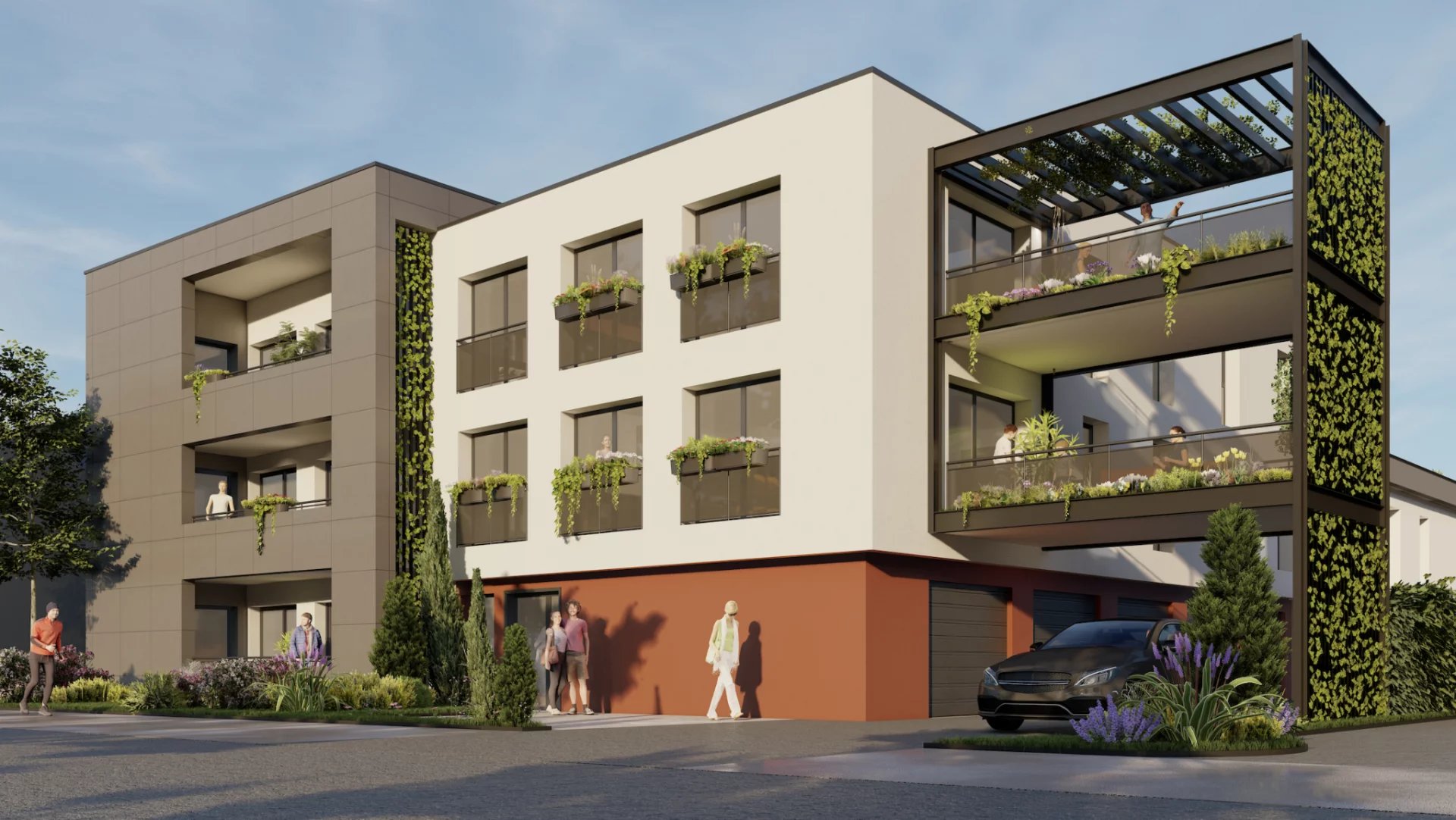 Thionville-Beuvange, Résidence Victoria, Appartement T3 au R