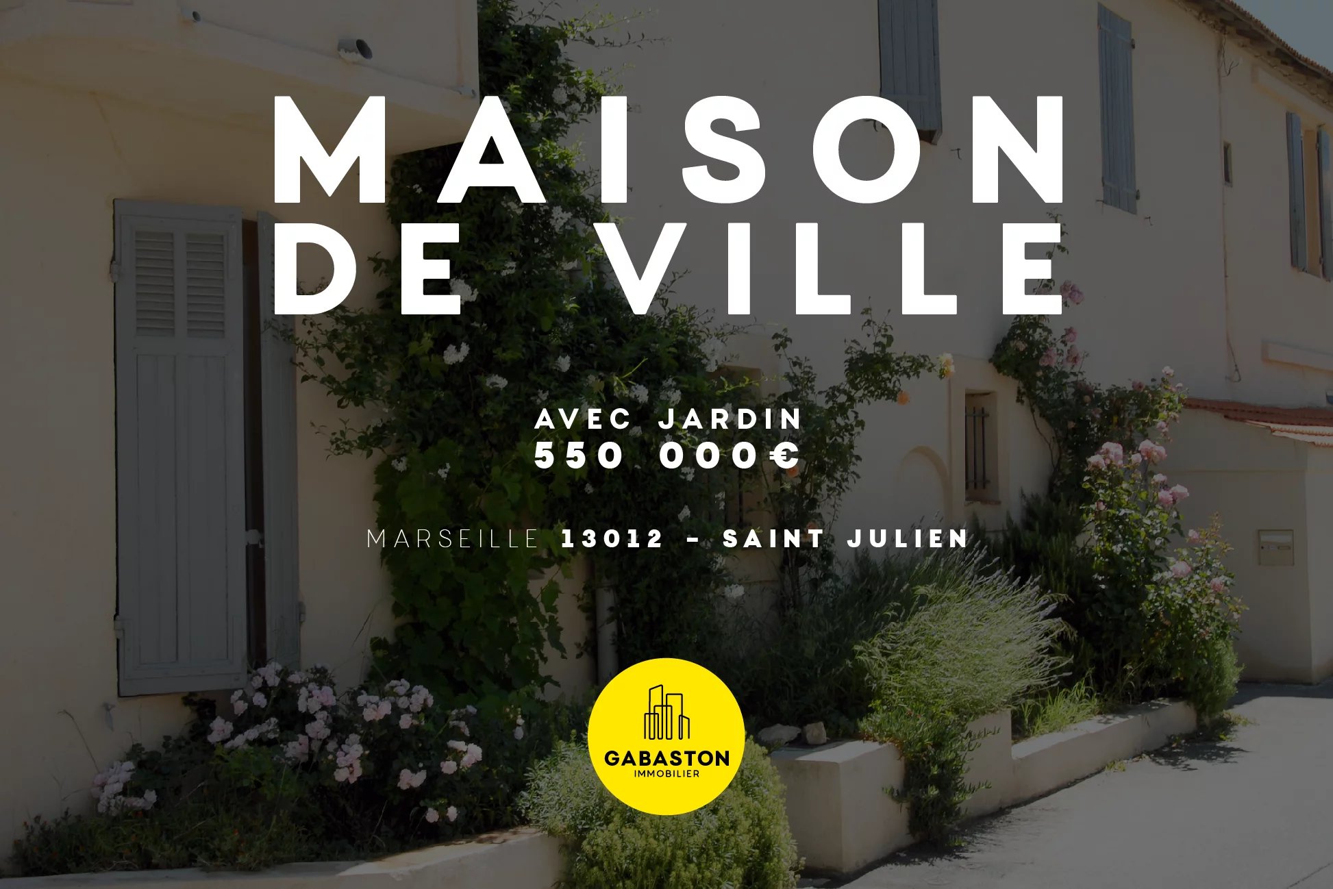 HARMONIA I Maison de ville I Jardin I 12ème Saint-Julien