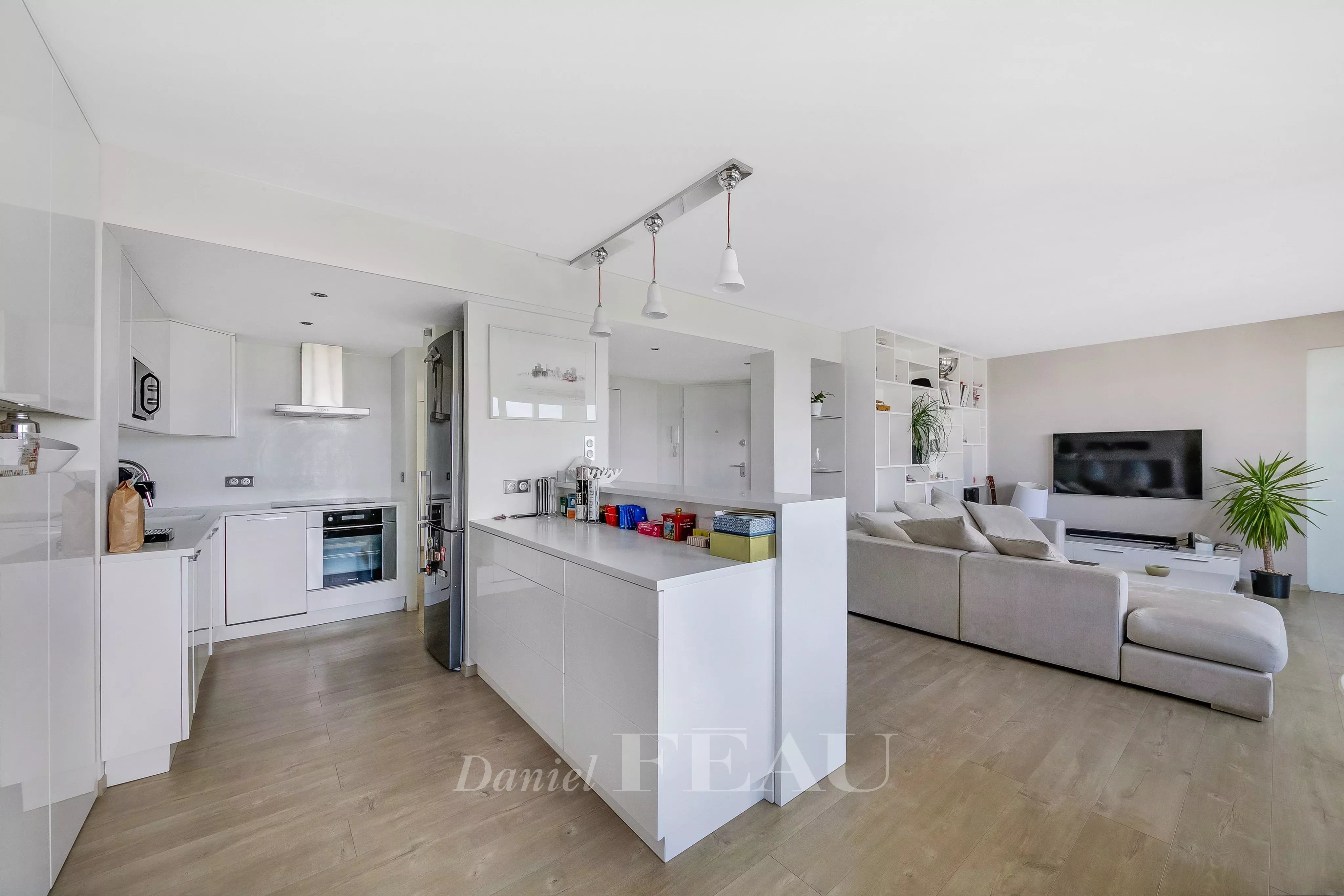 Kitchen Wooden floor Kitchen island