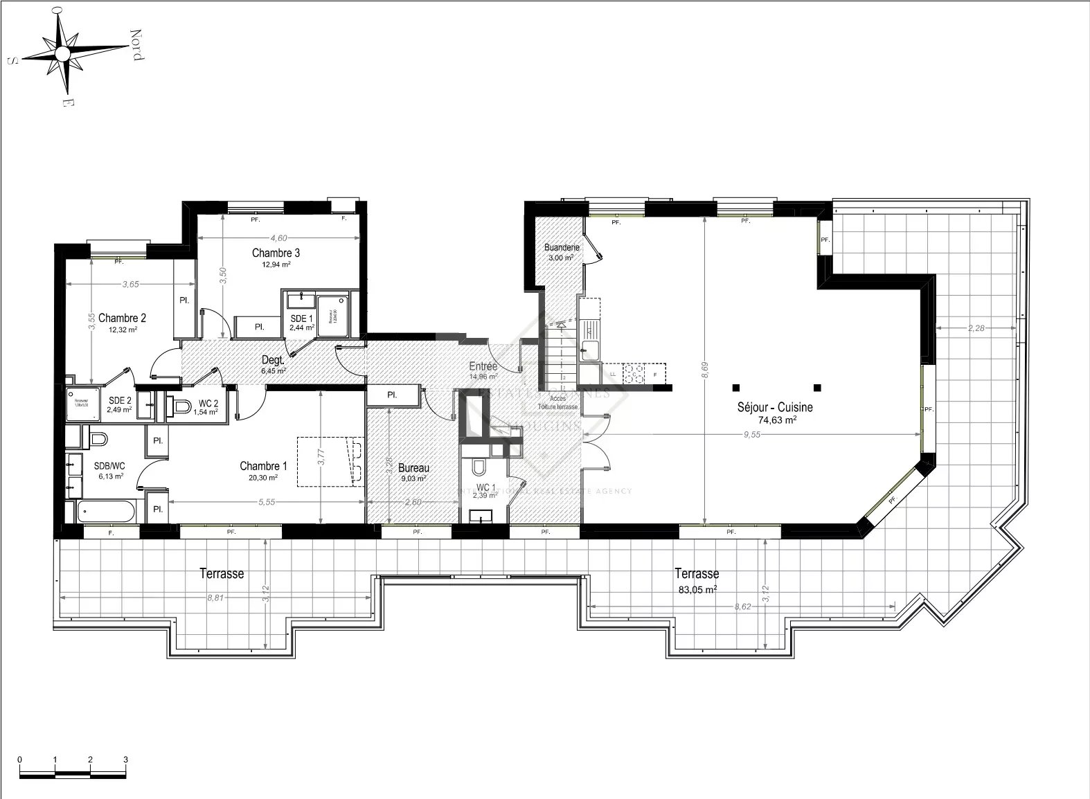 Juan-les-Pins – Rooftop 401 m² – terrasse 233 m² — photo 7