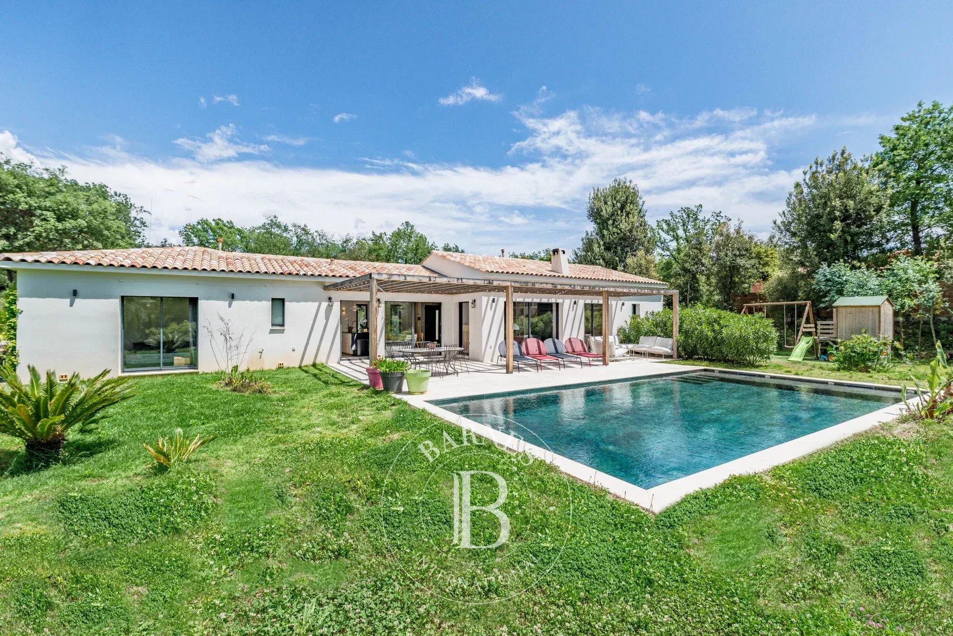 Roquefort-les-Pins - One storey family house with pool - 5 bedrooms plus study - picture 5